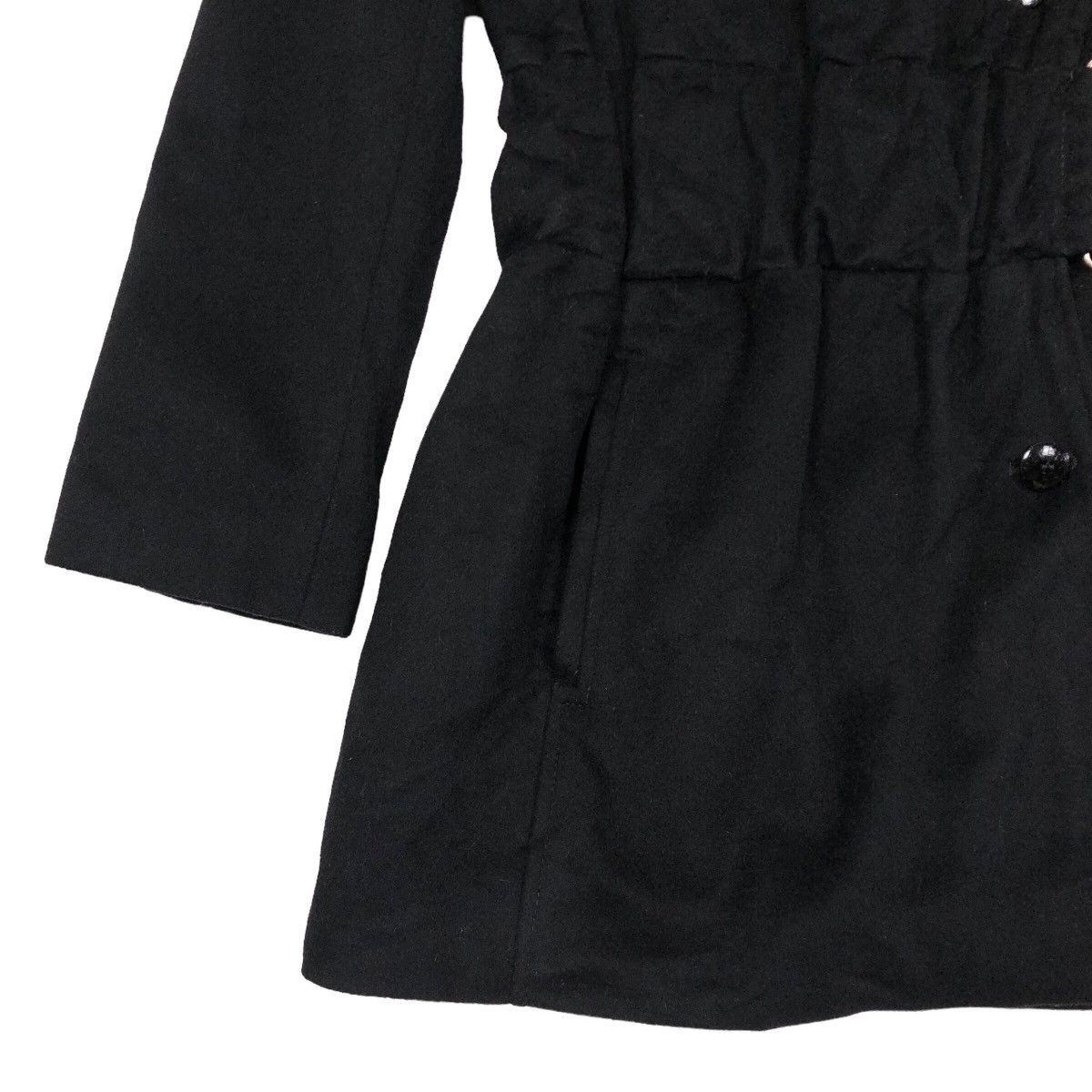 Firenze Patrizia Pepe Firenze Asymmetrical Wool Coat Shawl Collar Size S / US 4 / IT 40 - 10 Thumbnail