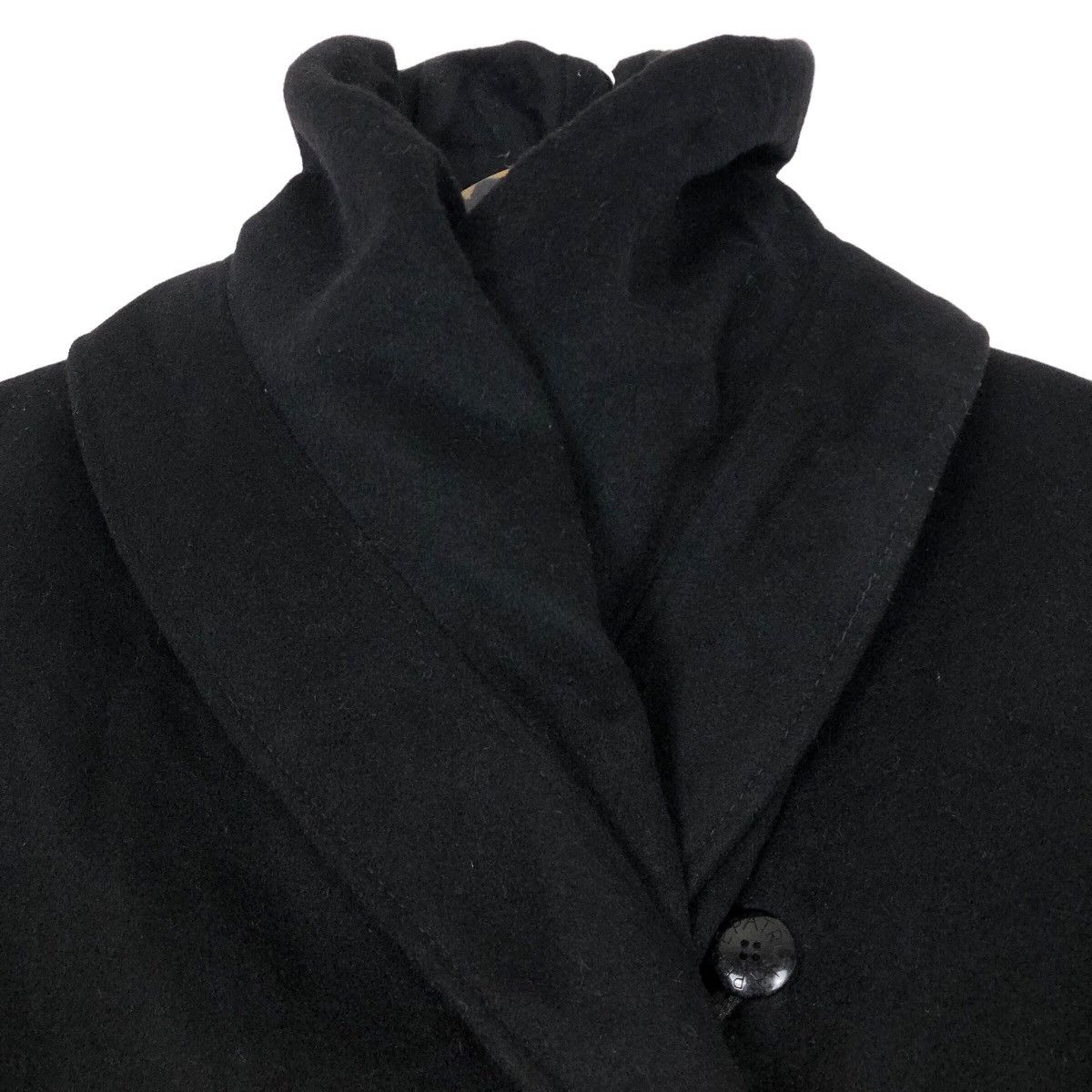 Firenze Patrizia Pepe Firenze Asymmetrical Wool Coat Shawl Collar Size S / US 4 / IT 40 - 18 Thumbnail