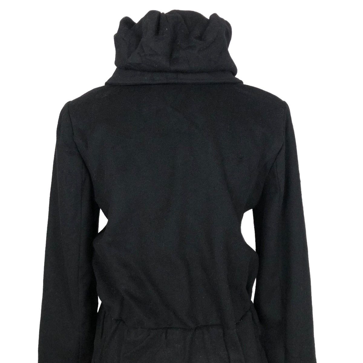 Firenze Patrizia Pepe Firenze Asymmetrical Wool Coat Shawl Collar Size S / US 4 / IT 40 - 13 Thumbnail
