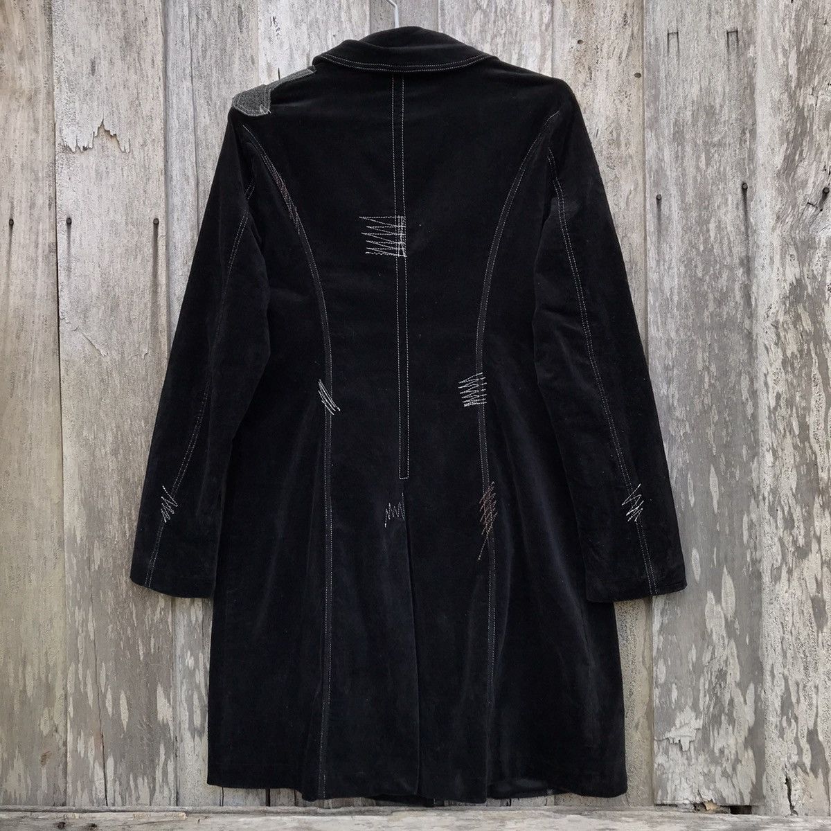 Designer AW2020 G.C Giardino C Deconstructed Patchwork Overcoat Size L / US 10 / IT 46 - 12 Thumbnail