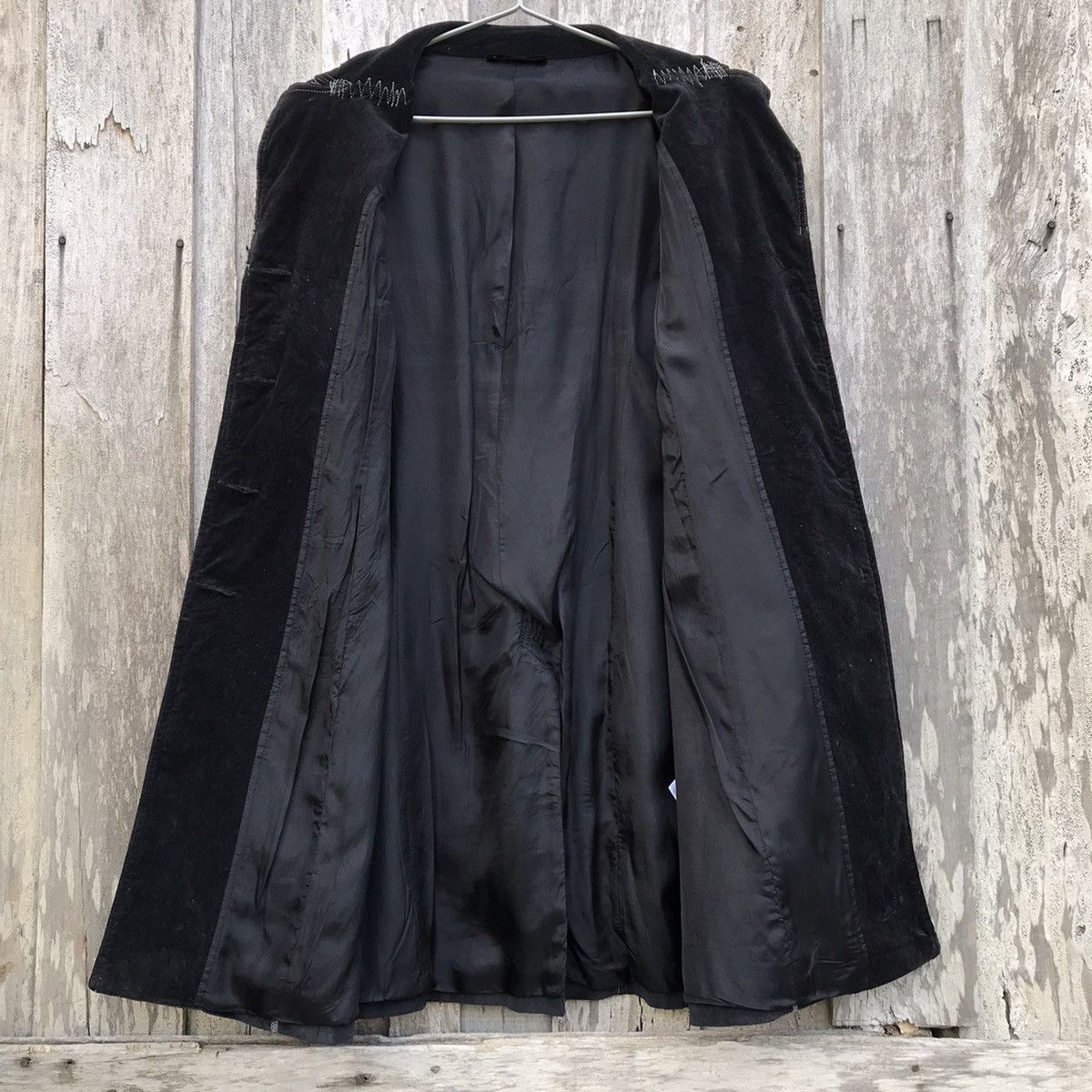 Designer AW2020 G.C Giardino C Deconstructed Patchwork Overcoat Size L / US 10 / IT 46 - 8 Thumbnail