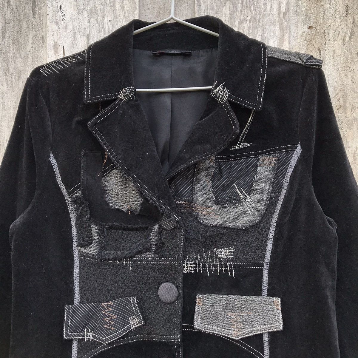 Designer AW2020 G.C Giardino C Deconstructed Patchwork Overcoat Size L / US 10 / IT 46 - 2 Thumbnail