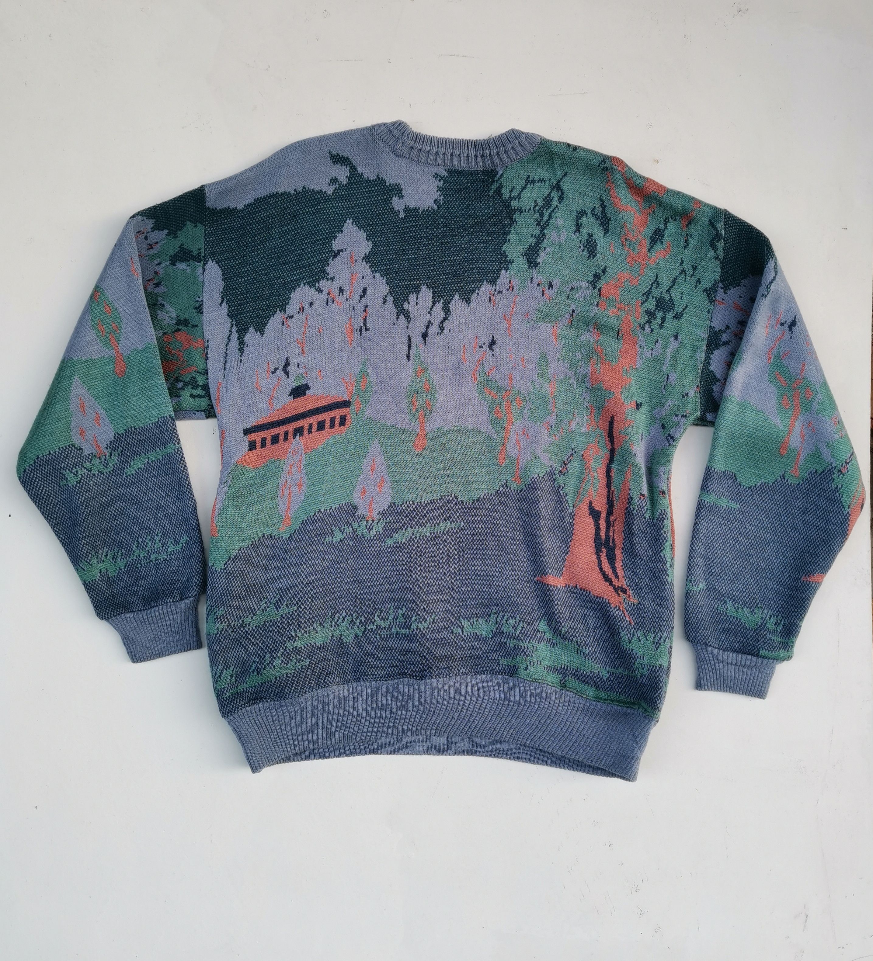 Aran Isles Knitwear × Homespun Knitwear × Other Vintage Joseph Myerchin Over Print Knitwear Size US M / EU 48-50 / 2 - 8 Thumbnail