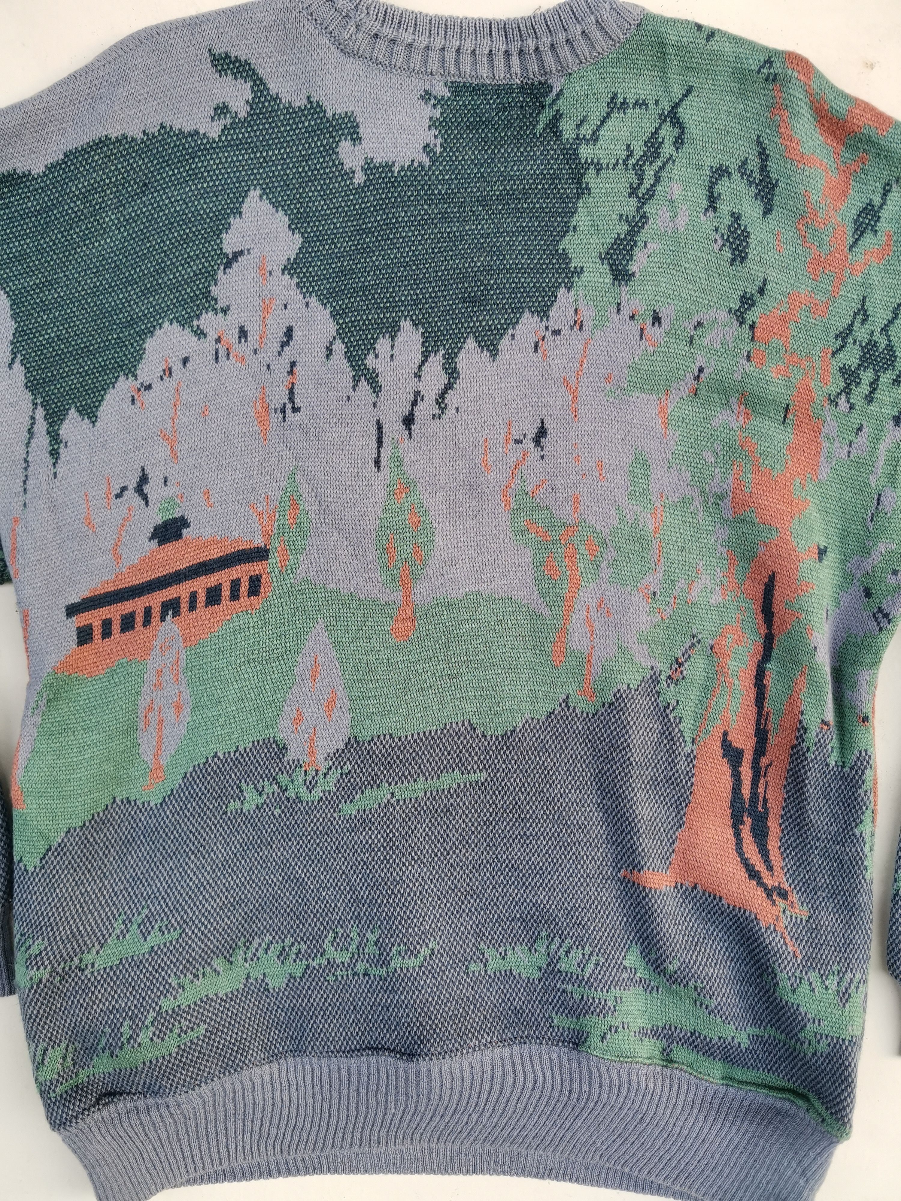 Aran Isles Knitwear × Homespun Knitwear × Other Vintage Joseph Myerchin Over Print Knitwear Size US M / EU 48-50 / 2 - 7 Thumbnail