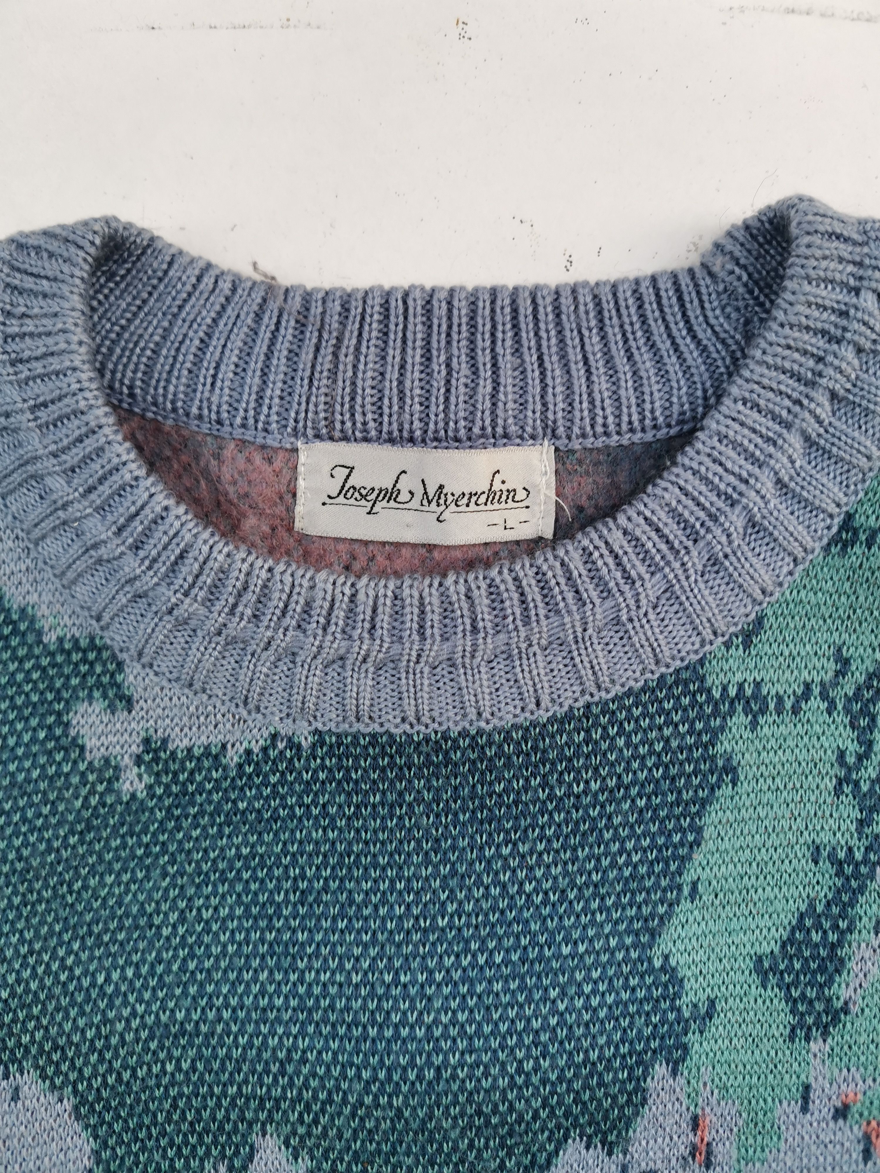 Aran Isles Knitwear × Homespun Knitwear × Other Vintage Joseph Myerchin Over Print Knitwear Size US M / EU 48-50 / 2 - 12 Thumbnail