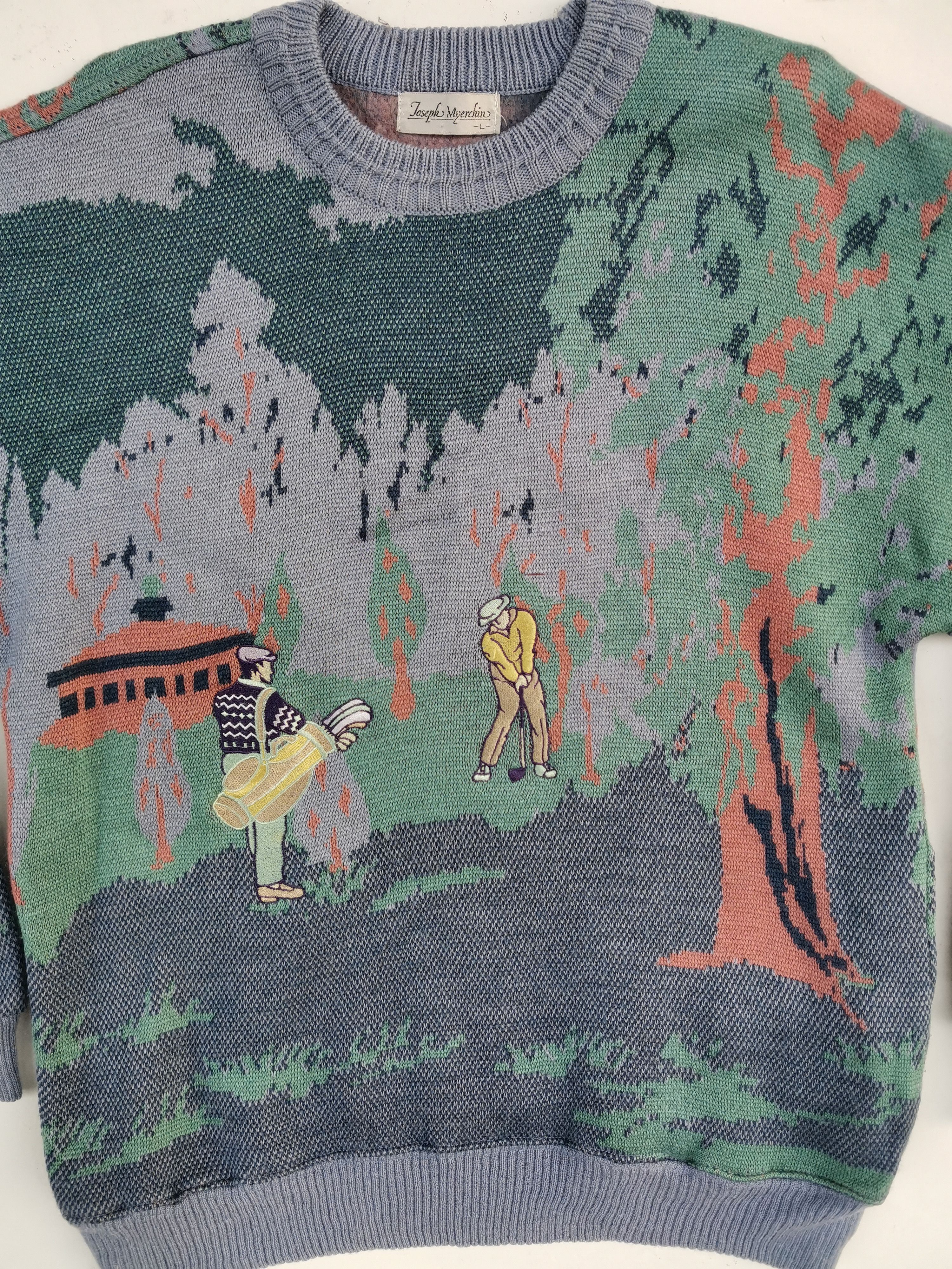 Aran Isles Knitwear × Homespun Knitwear × Other Vintage Joseph Myerchin Over Print Knitwear Size US M / EU 48-50 / 2 - 13 Thumbnail