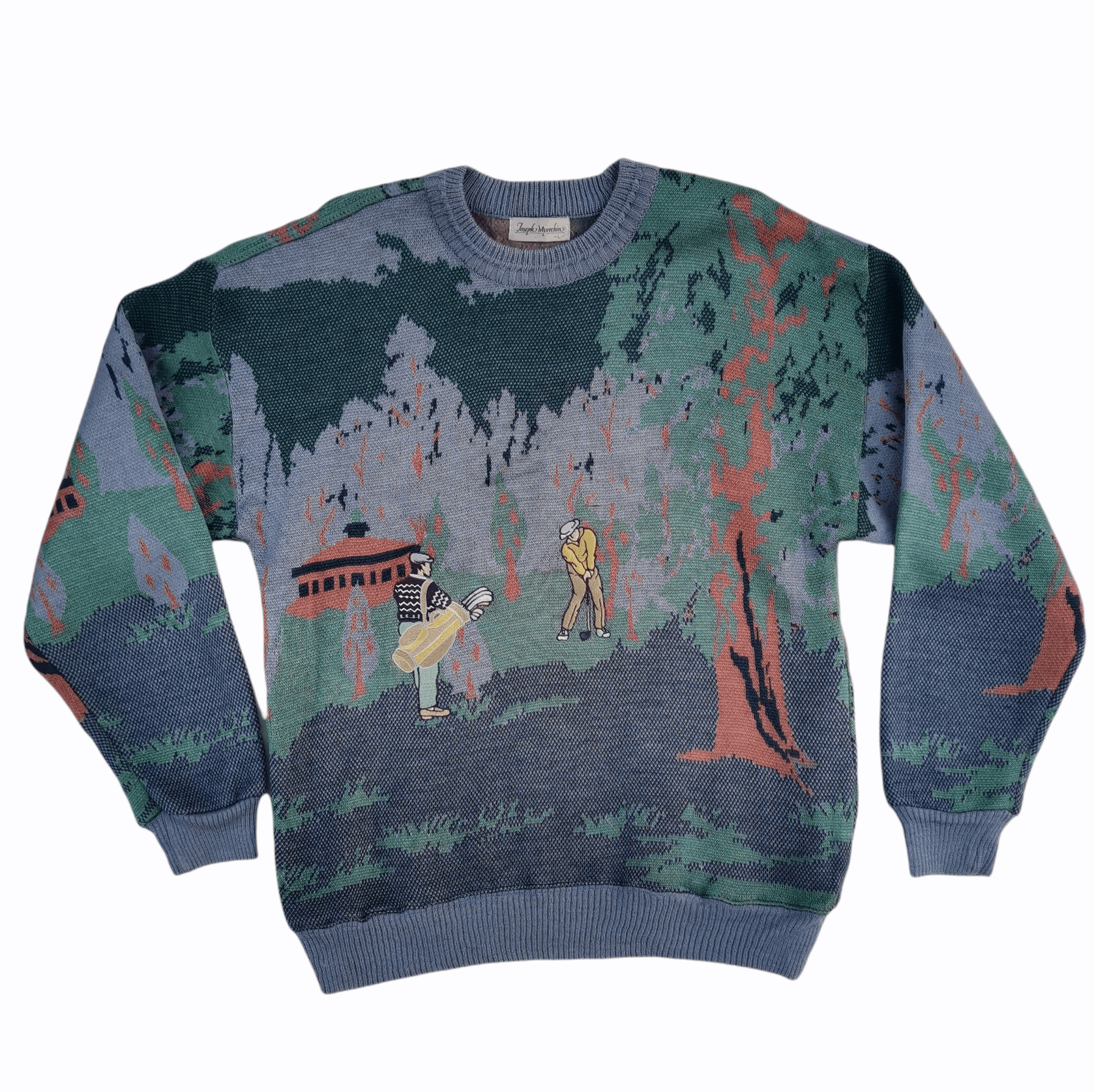Aran Isles Knitwear × Homespun Knitwear × Other Vintage Joseph Myerchin Over Print Knitwear Size US M / EU 48-50 / 2 - 1 Thumbnail