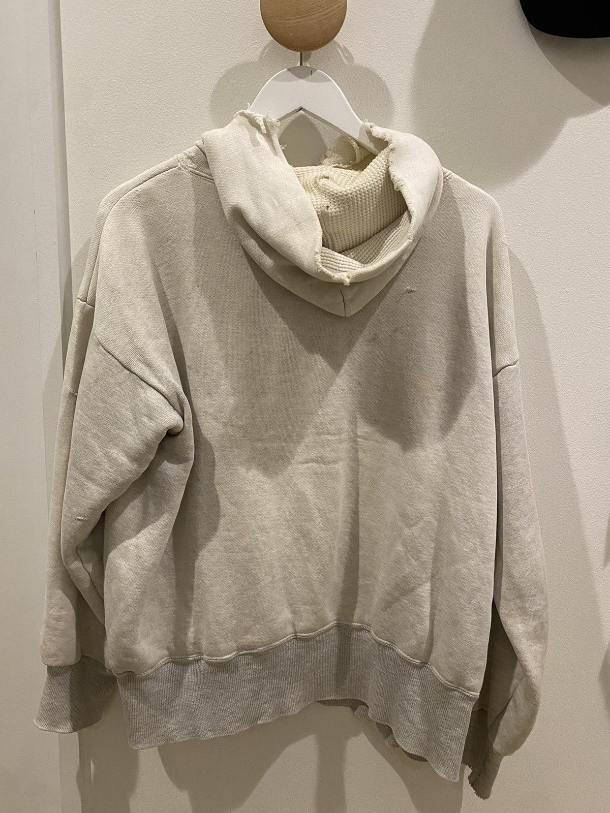 トップス 50s t vintage sweatshirt 2tone Vintage 1950s 50s two tone thermal hoodie | Grailed