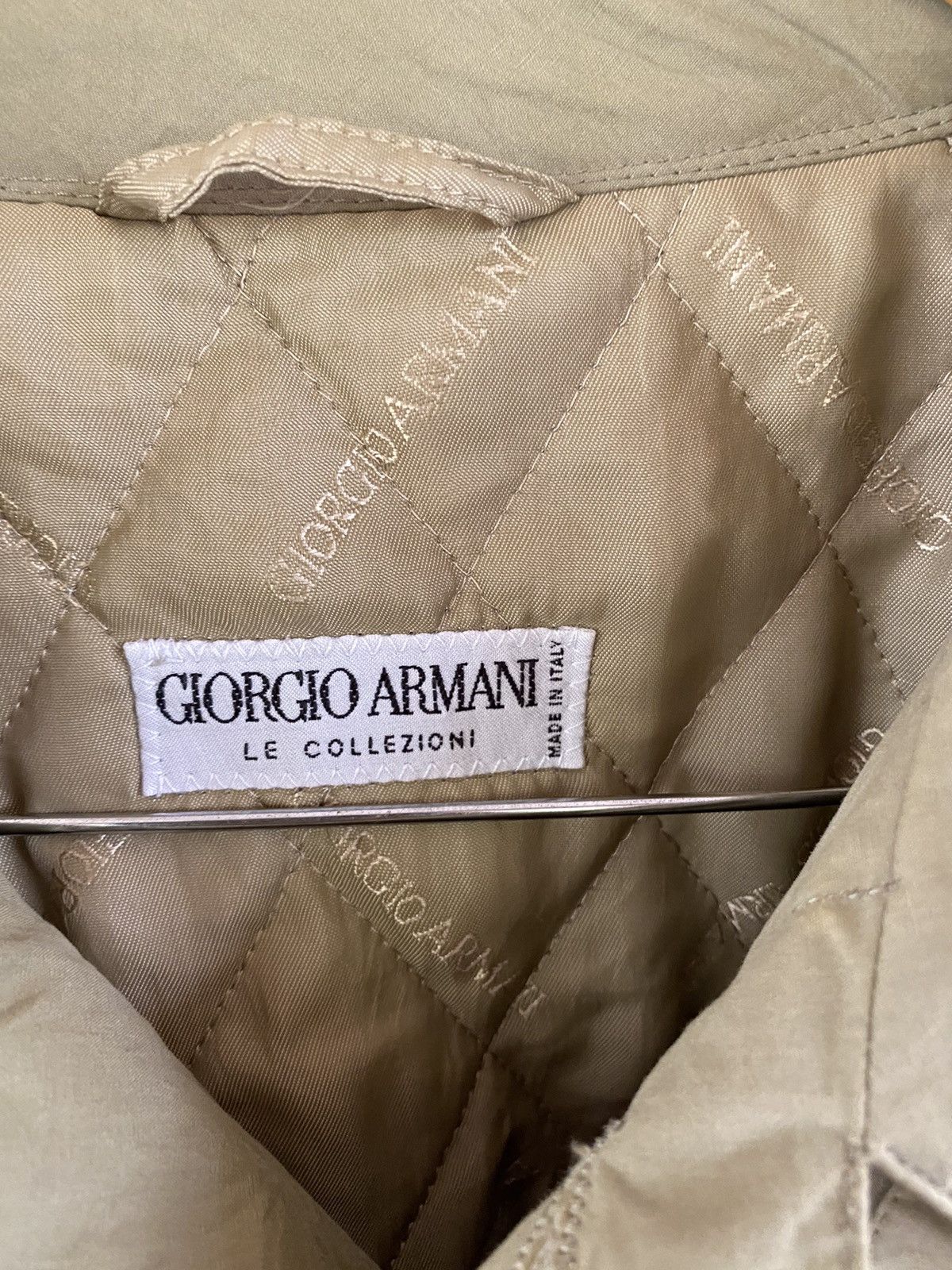 Giorgio Armani Giorgio Armani Trench Coat Made in Italy | Grailed
