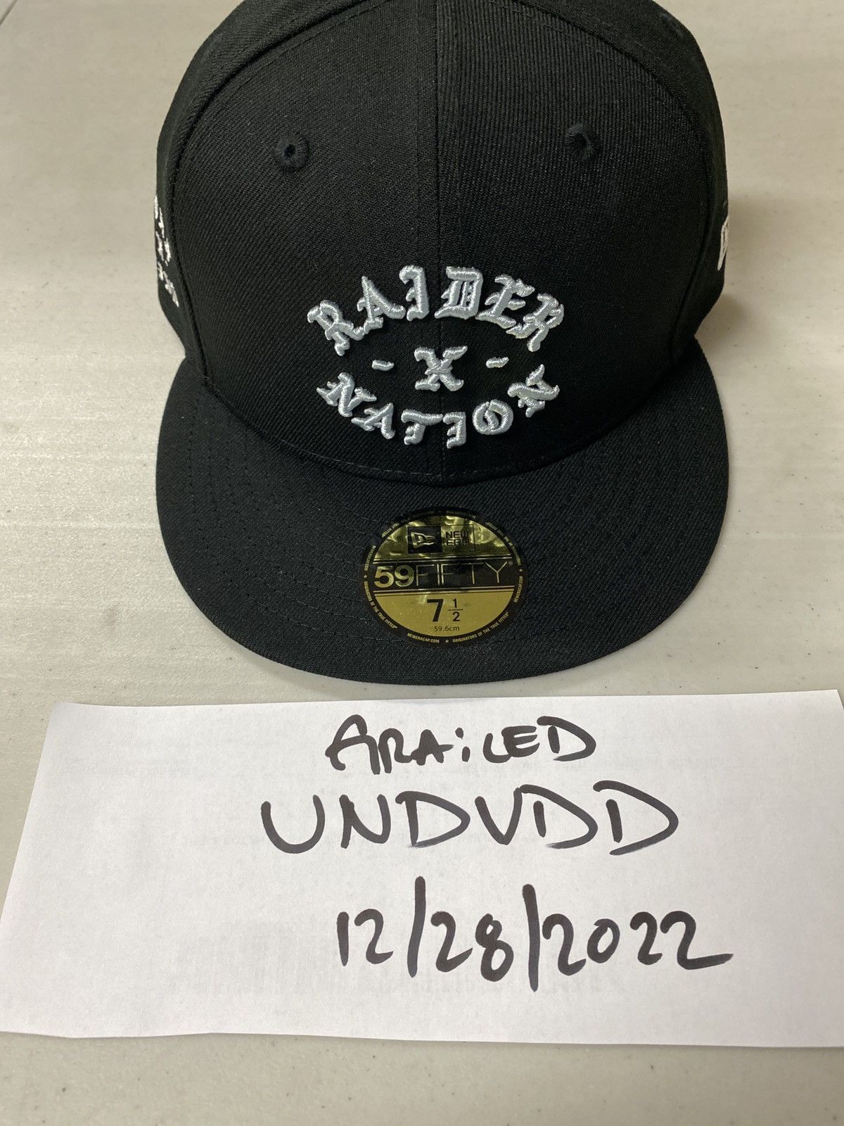 Born x Raised Las Vegas Raiders 59Fifty Fitted Hat by Born x