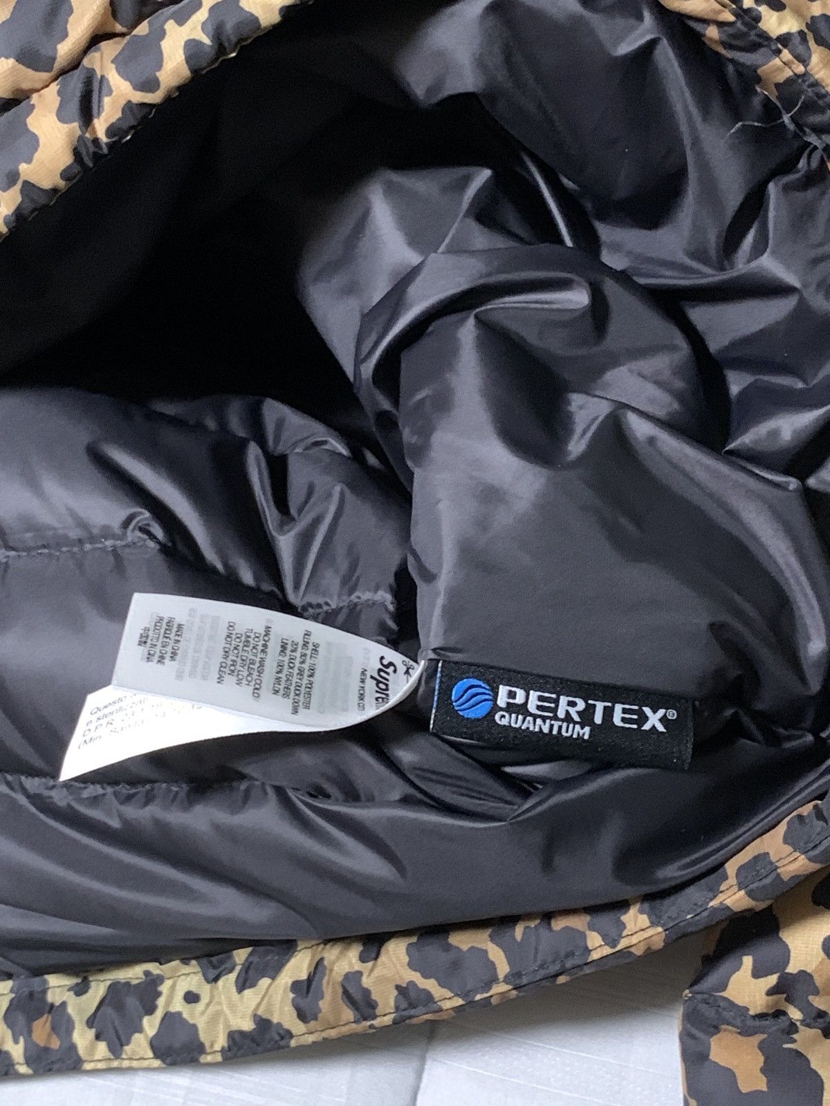 Supreme Supreme Micro-Down Half-Zip Hooded Pullover- Leopard Size US M / EU 48-50 / 2 - 6 Thumbnail