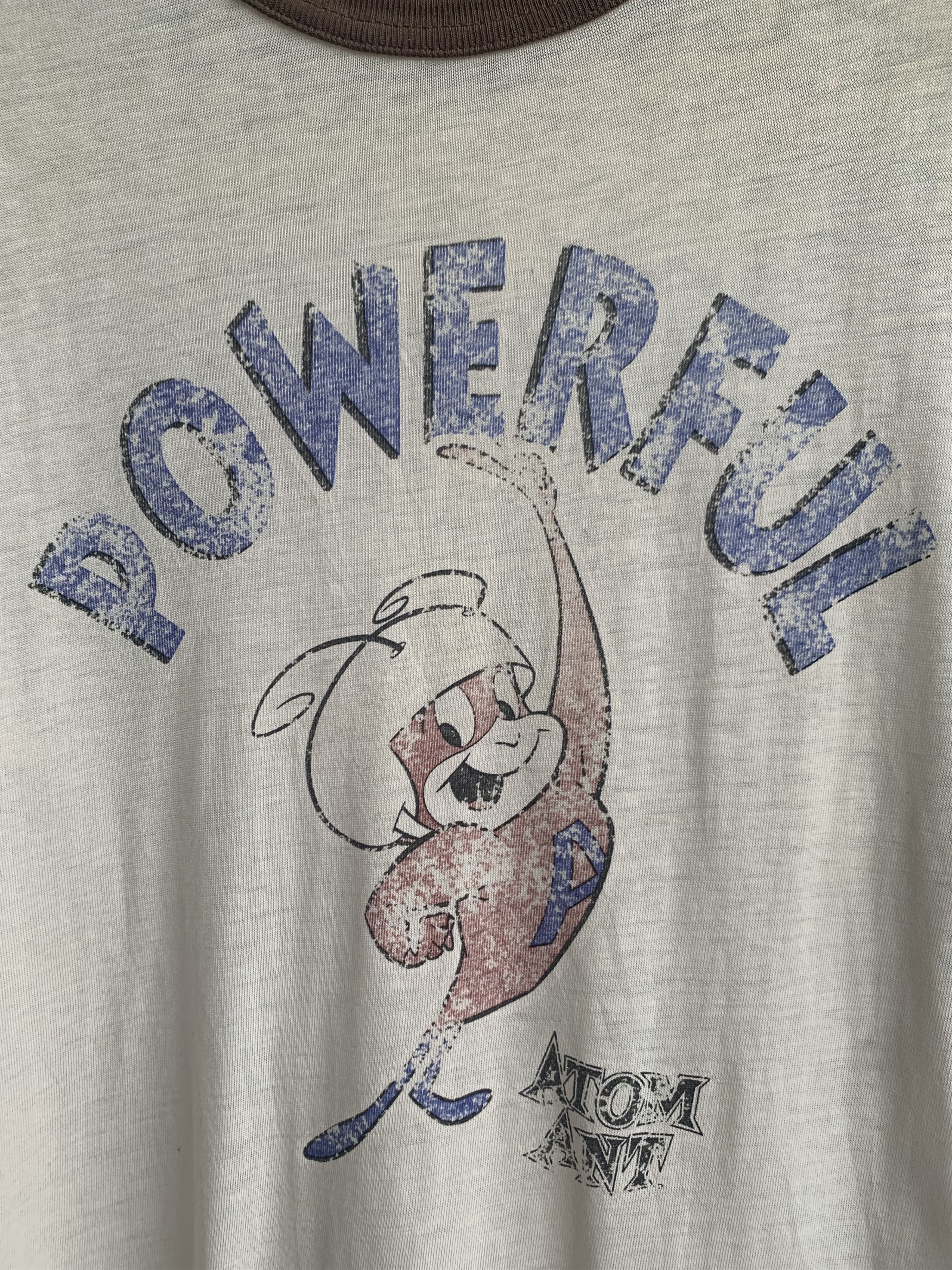 Vintage Hanna Barbera Atom Ant Ringer Vintage T-Shirt Size US M / EU 48-50 / 2 - 4 Thumbnail