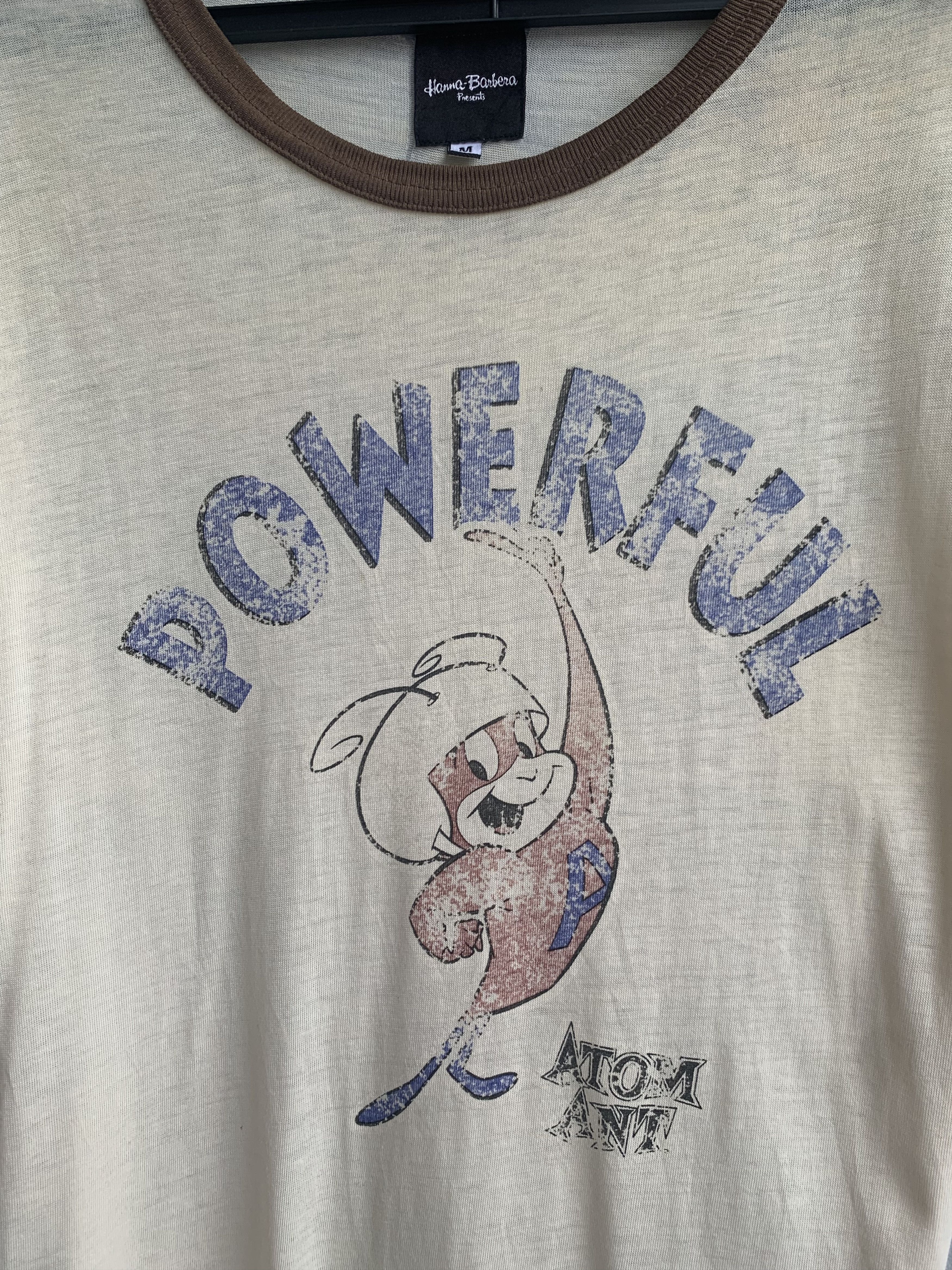 Vintage Hanna Barbera Atom Ant Ringer Vintage T-Shirt Size US M / EU 48-50 / 2 - 6 Thumbnail