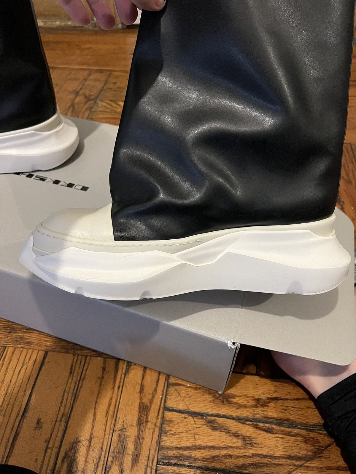 Rick Owens RICK OWENS DRKSHDW SS22 FOGACHINE BOOTS Size US 10 / EU 43 - 6 Thumbnail