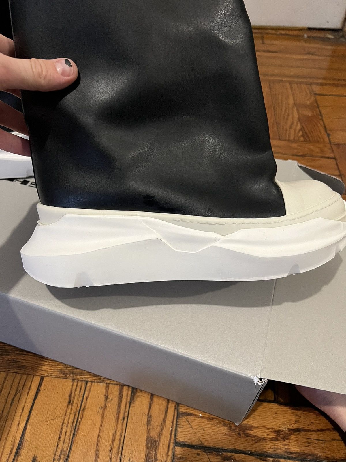 Rick Owens RICK OWENS DRKSHDW SS22 FOGACHINE BOOTS Size US 10 / EU 43 - 5 Thumbnail