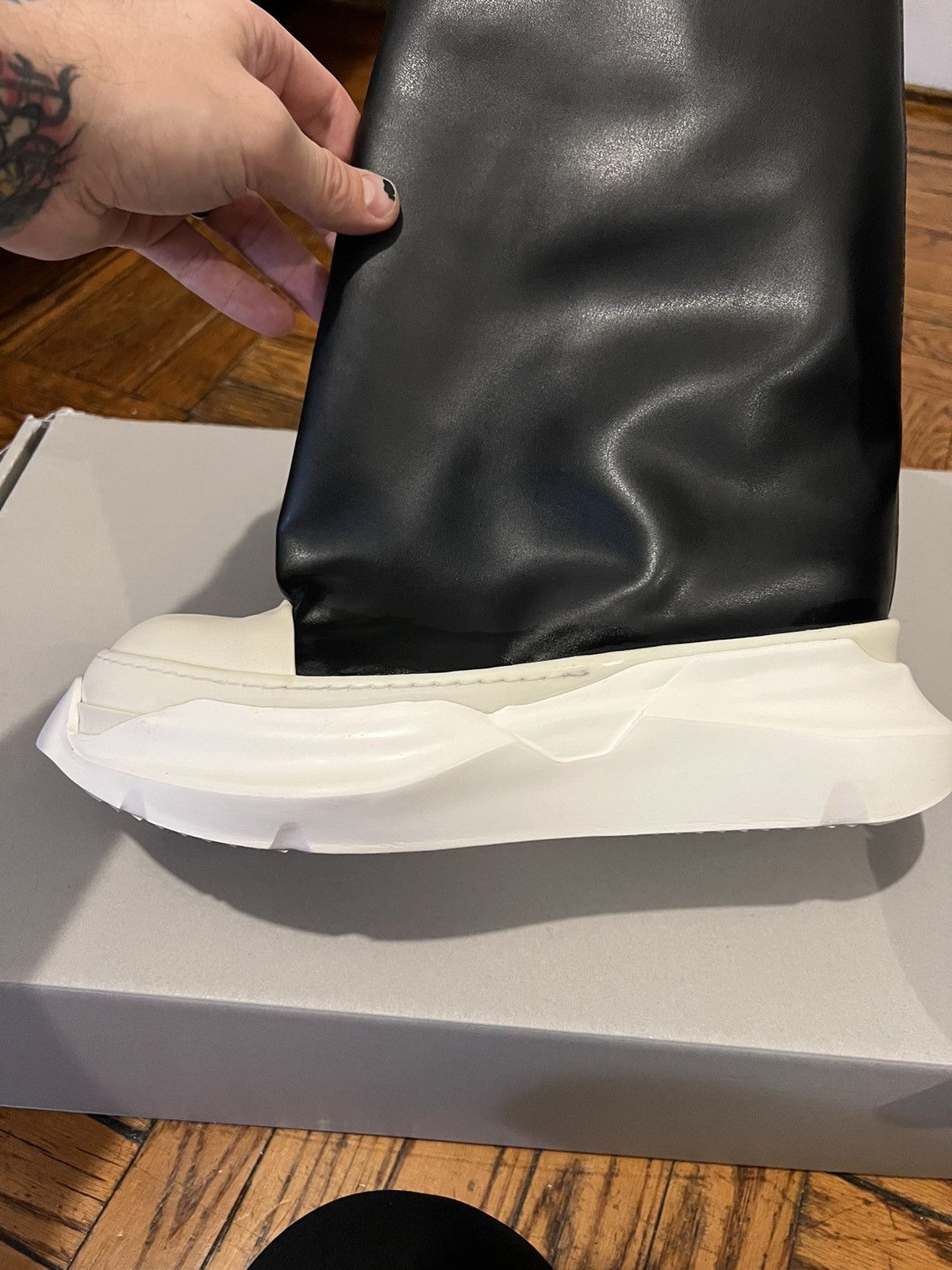 Rick Owens RICK OWENS DRKSHDW SS22 FOGACHINE BOOTS Size US 10 / EU 43 - 7 Thumbnail