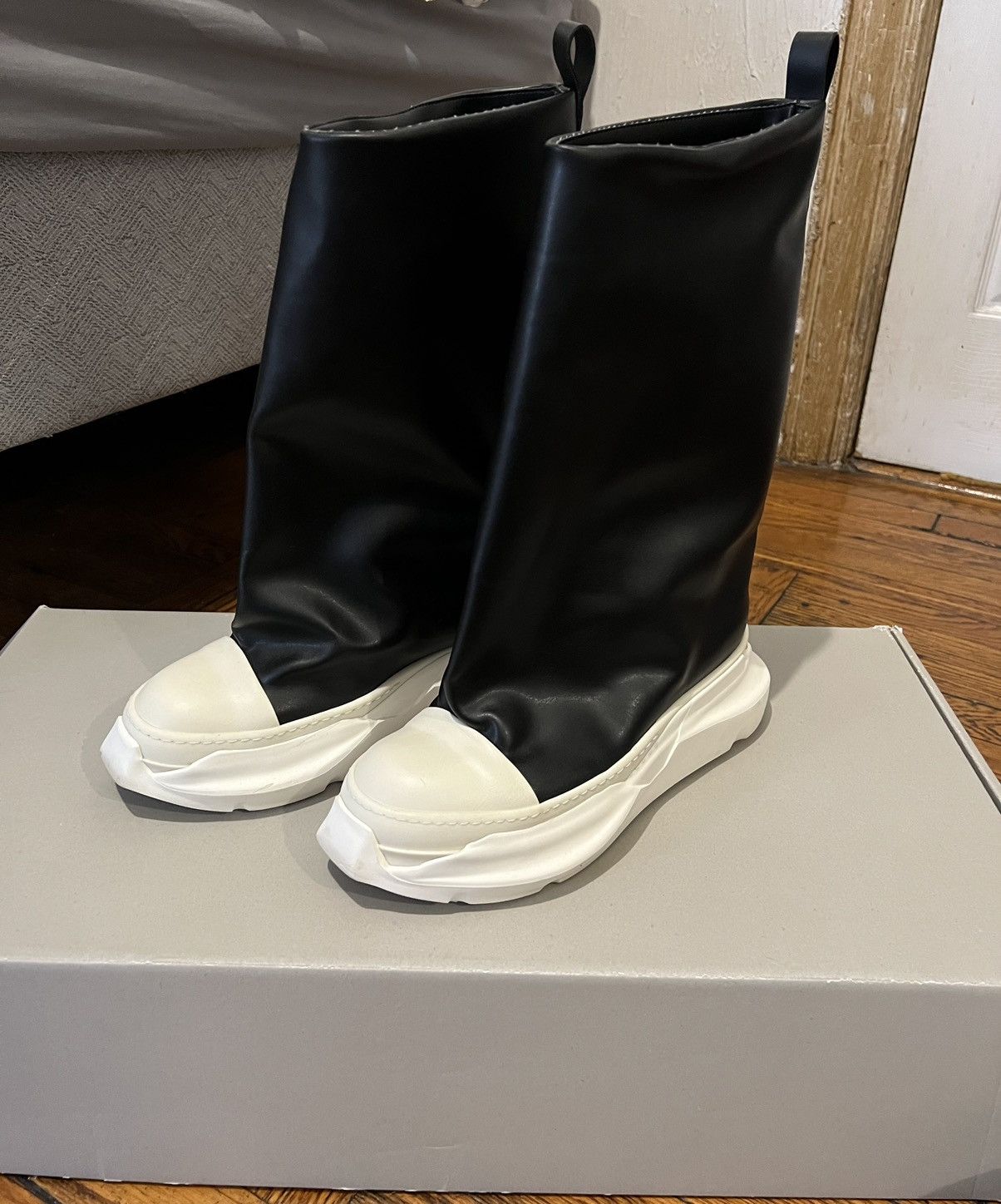 Rick Owens RICK OWENS DRKSHDW SS22 FOGACHINE BOOTS Size US 10 / EU 43 - 2 Thumbnail