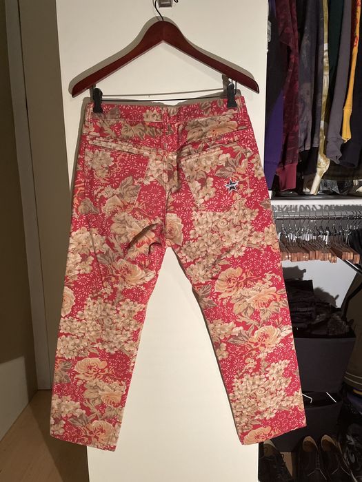 Supreme washed store regular jeans floral