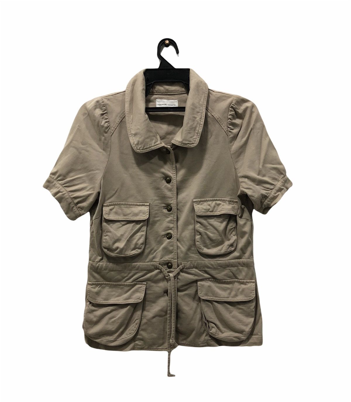 Issey Miyake TSUMORI CHISATO button multi pocket coat chore