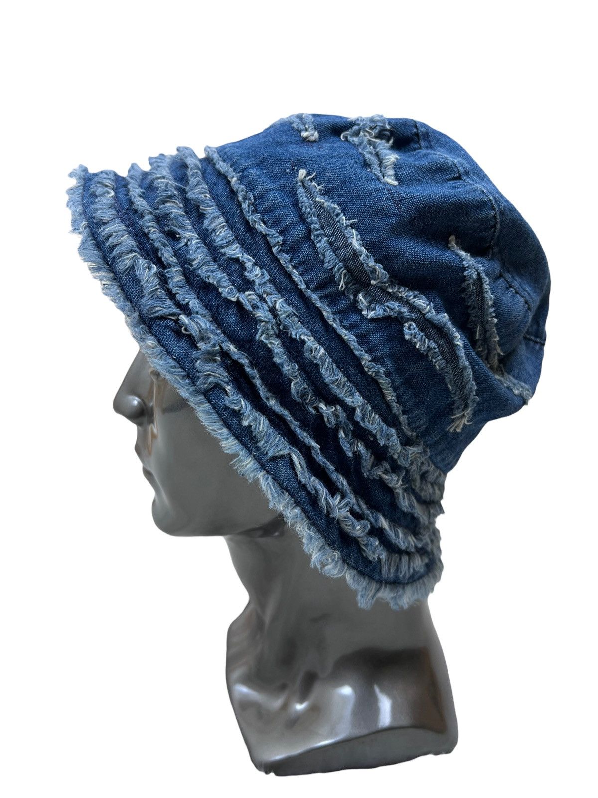 Japanese Brand Distressed Denim Japanese Brand Hat Insipired By Kapital Size ONE SIZE - 1 Thumbnail