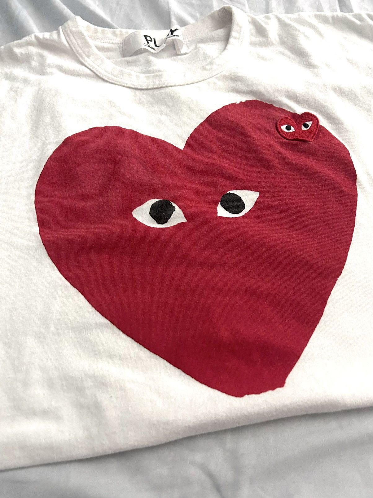 Comme des Garcons × Comme des Garcons Homme × Comme des Garcons PLAY Comme des garçons play red heart tee XXL Size US XXL / EU 58 / 5 - 4 Thumbnail