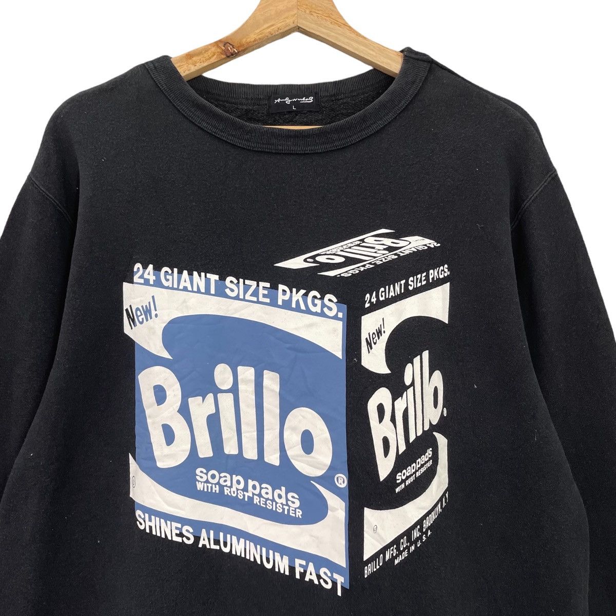 Andy Warhol × Japanese Brand × Uniqlo Andy Warholl Crewneck Sweatshirt Size M Size US M / EU 48-50 / 2 - 4 Thumbnail
