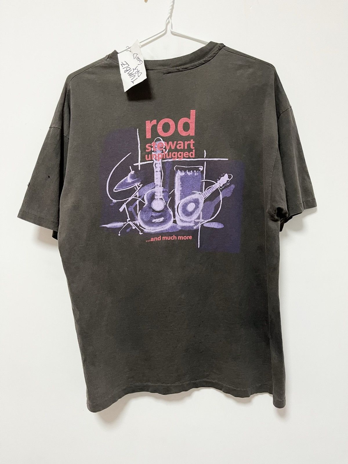 Band Tees Vintage rod stewart tee Size US XL / EU 56 / 4 - 2 Thumbnail