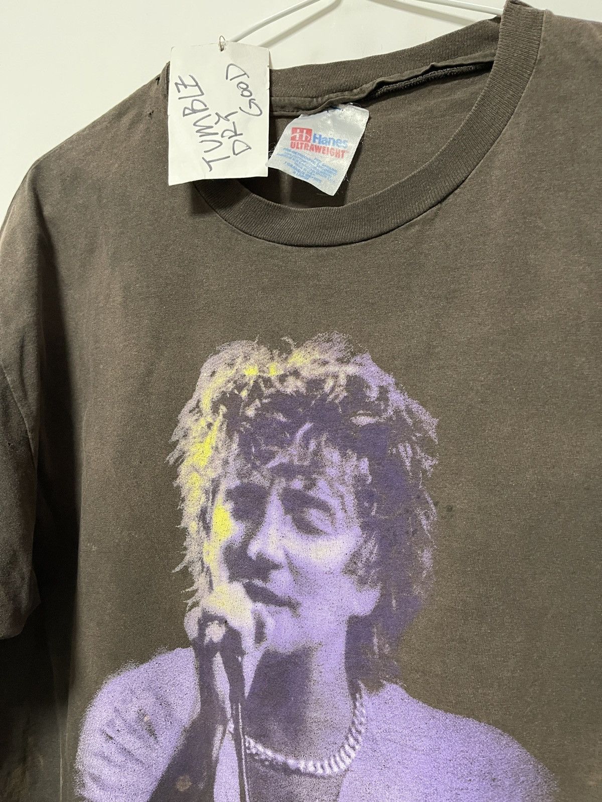 Band Tees Vintage rod stewart tee Size US XL / EU 56 / 4 - 3 Thumbnail