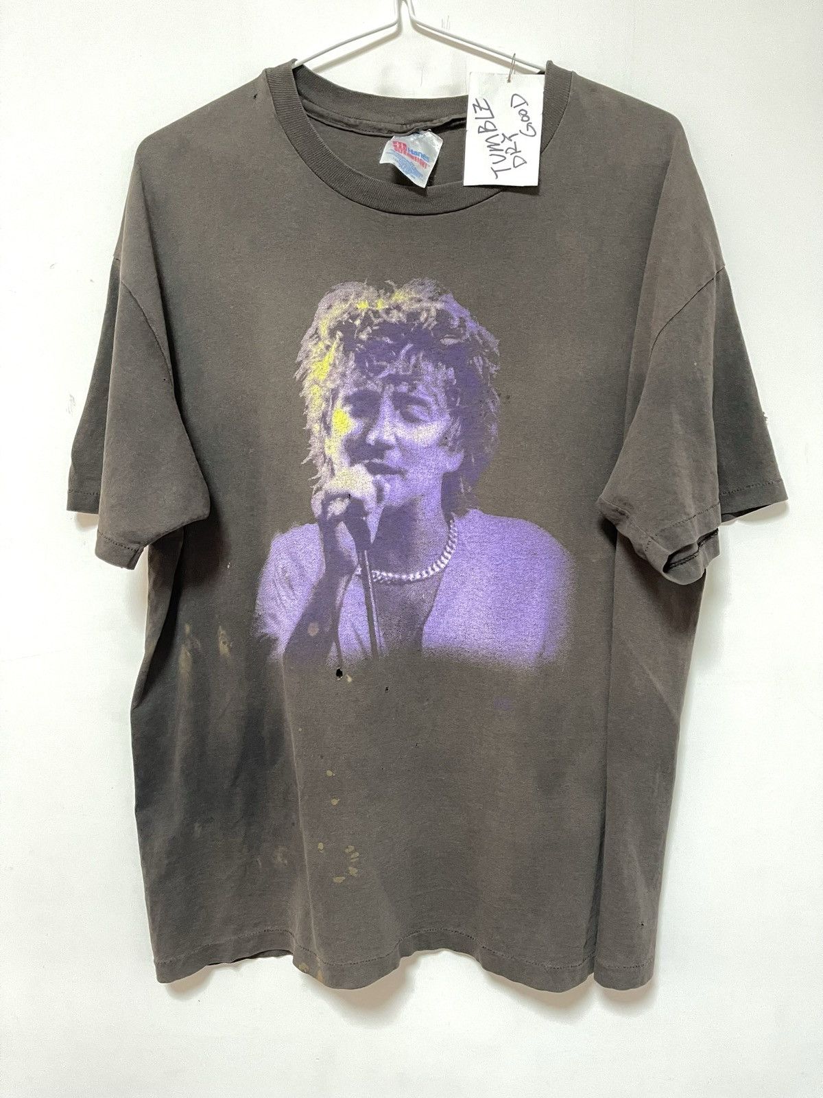 Band Tees Vintage rod stewart tee Size US XL / EU 56 / 4 - 1 Thumbnail