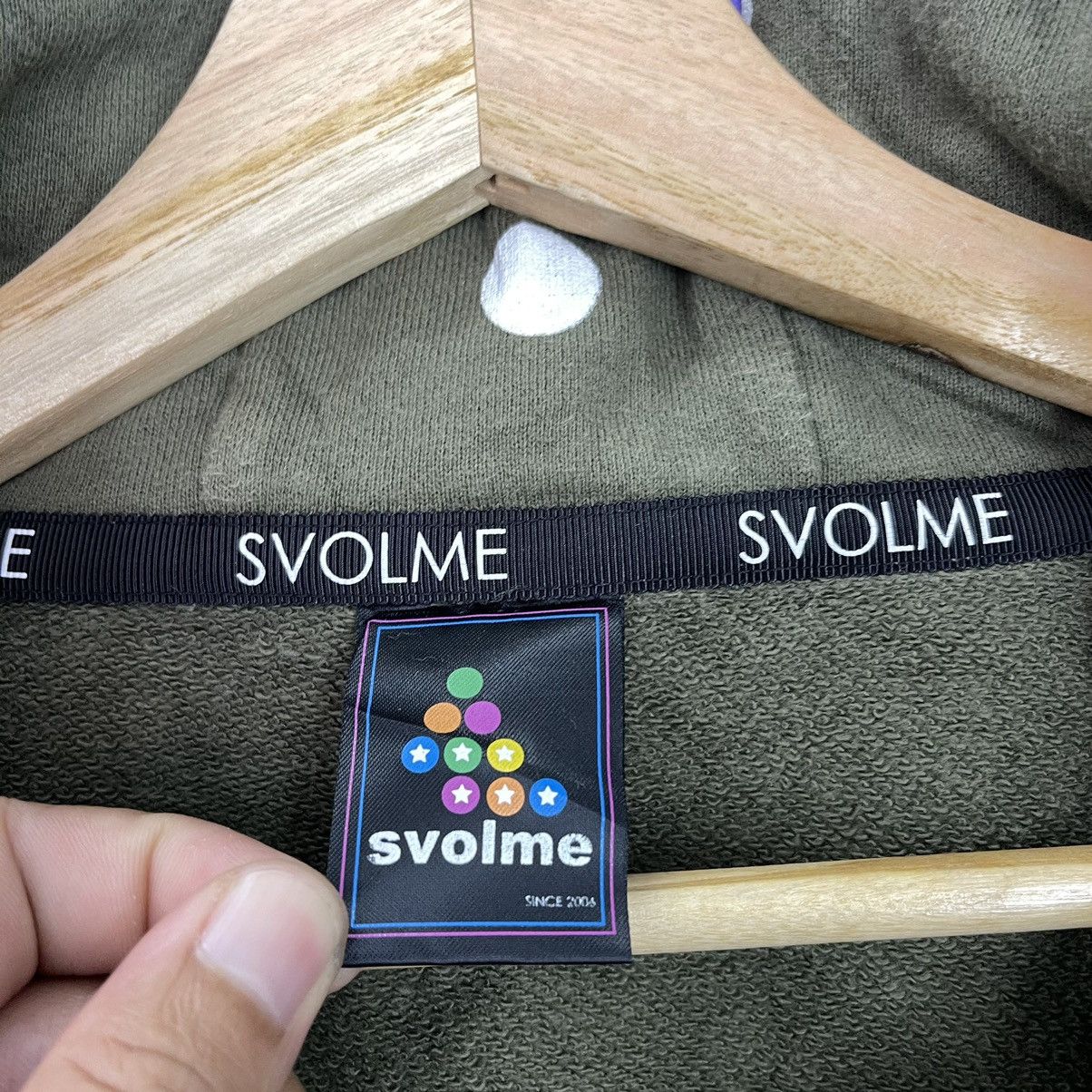 Japanese Brand Svolme Big Logo Printed Fullzip Hoodies Size M Size US M / EU 48-50 / 2 - 10 Thumbnail