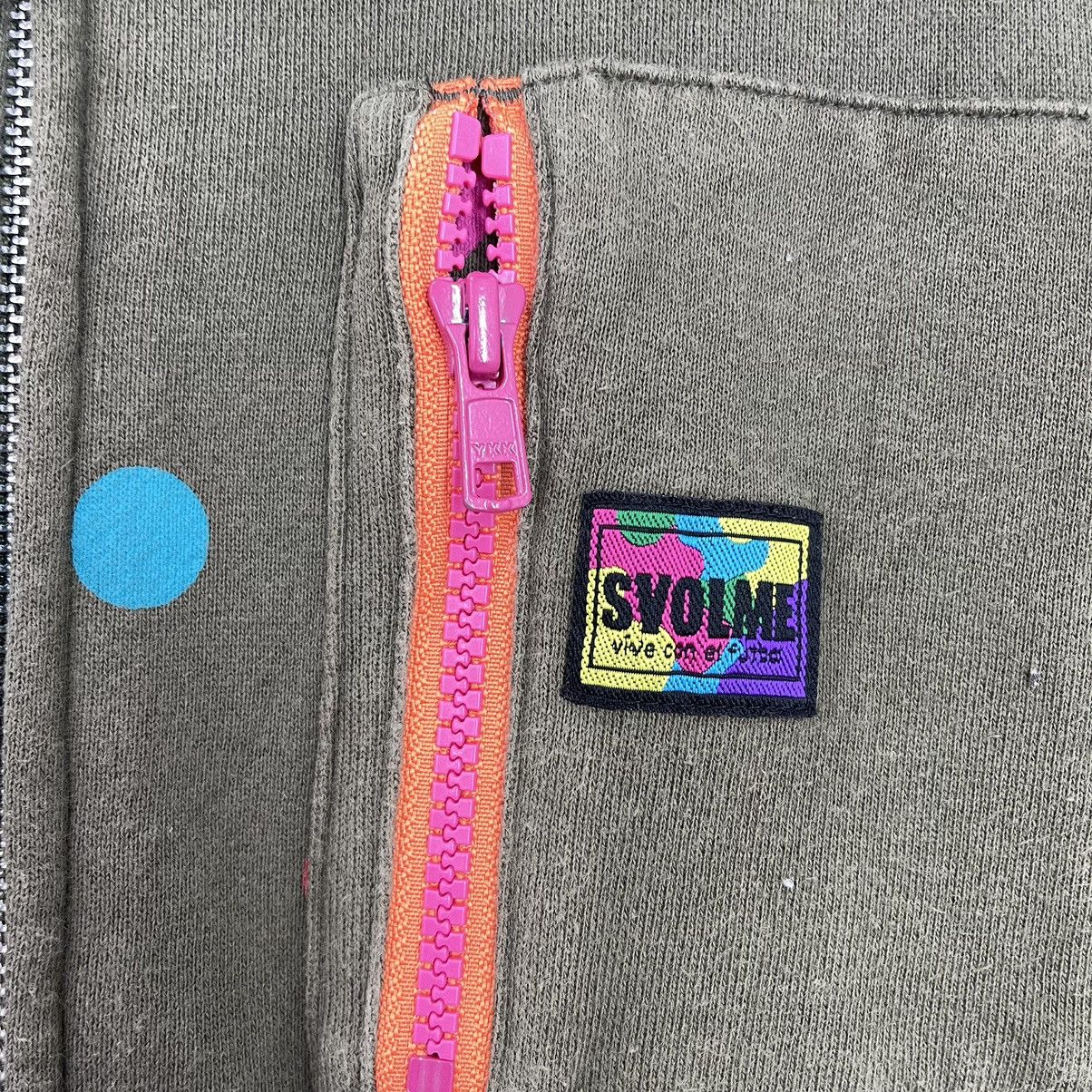 Japanese Brand Svolme Big Logo Printed Fullzip Hoodies Size M Size US M / EU 48-50 / 2 - 6 Thumbnail