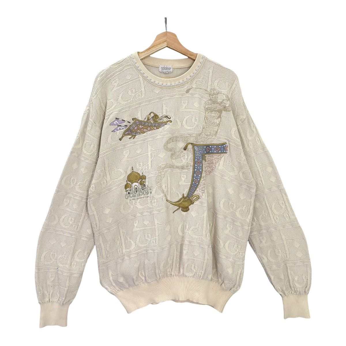 Aran Isles Knitwear Adabat Embroidered Logo Pullover Crewneck Sweatshirt Size L Size US L / EU 52-54 / 3 - 1 Thumbnail