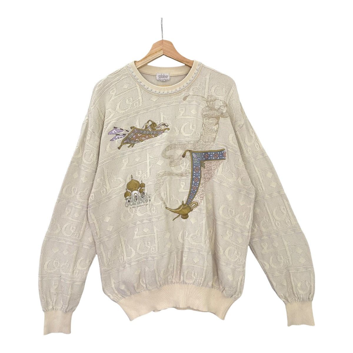 Aran Isles Knitwear Adabat Embroidered Logo Pullover Crewneck Sweatshirt Size L Size US L / EU 52-54 / 3 - 3 Thumbnail