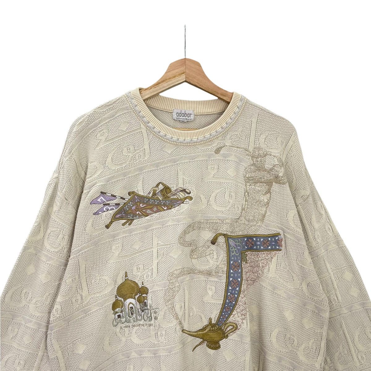 Aran Isles Knitwear Adabat Embroidered Logo Pullover Crewneck Sweatshirt Size L Size US L / EU 52-54 / 3 - 4 Thumbnail