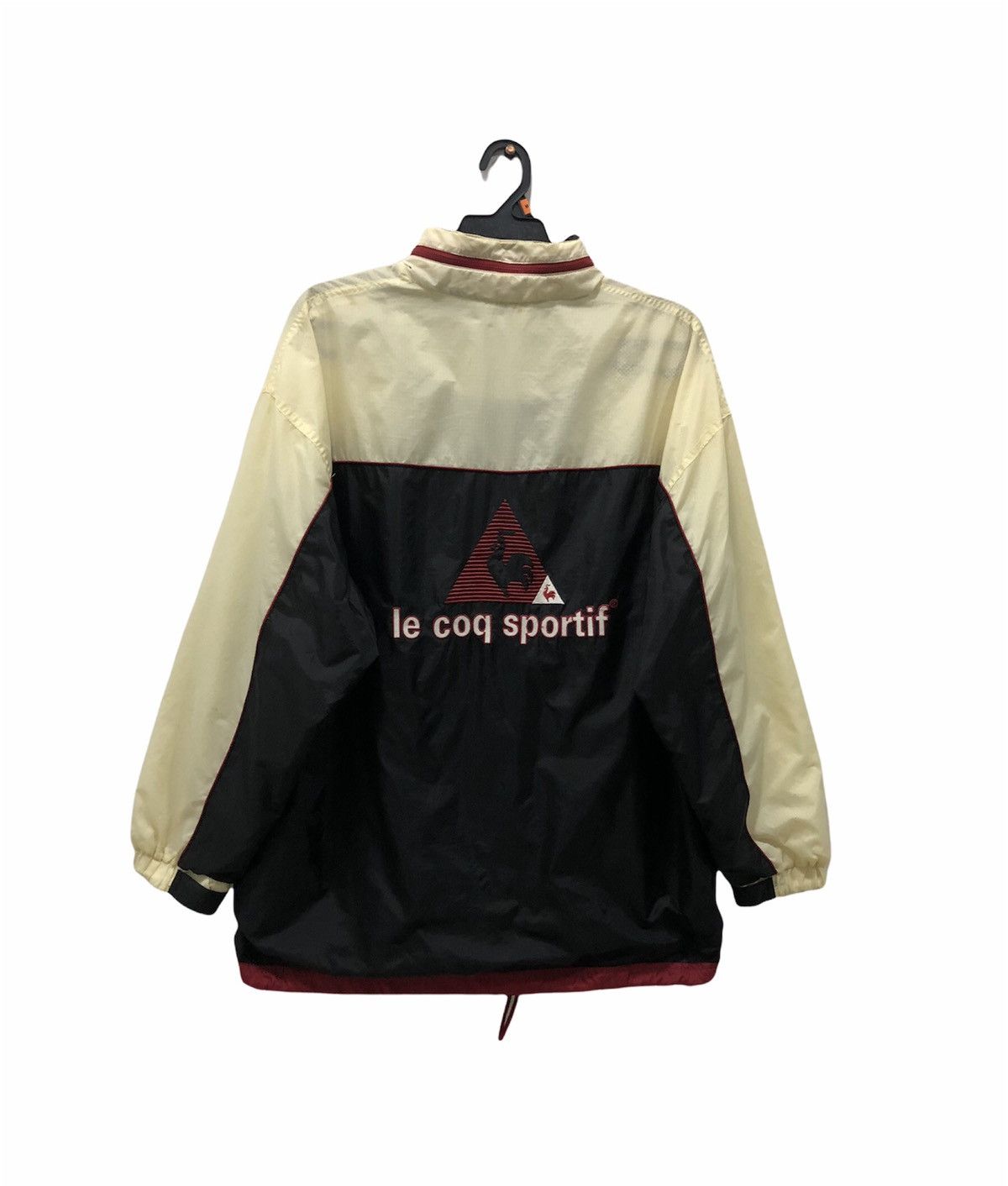 Le Coq Sportif vintage LECOQ SPORTIF Big Logo Spell Out Windbreaker Size US L / EU 52-54 / 3 - 2 Thumbnail