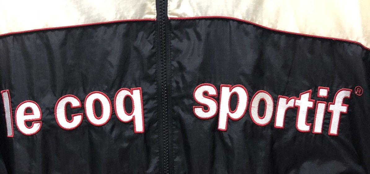 Le Coq Sportif vintage LECOQ SPORTIF Big Logo Spell Out Windbreaker Size US L / EU 52-54 / 3 - 3 Thumbnail
