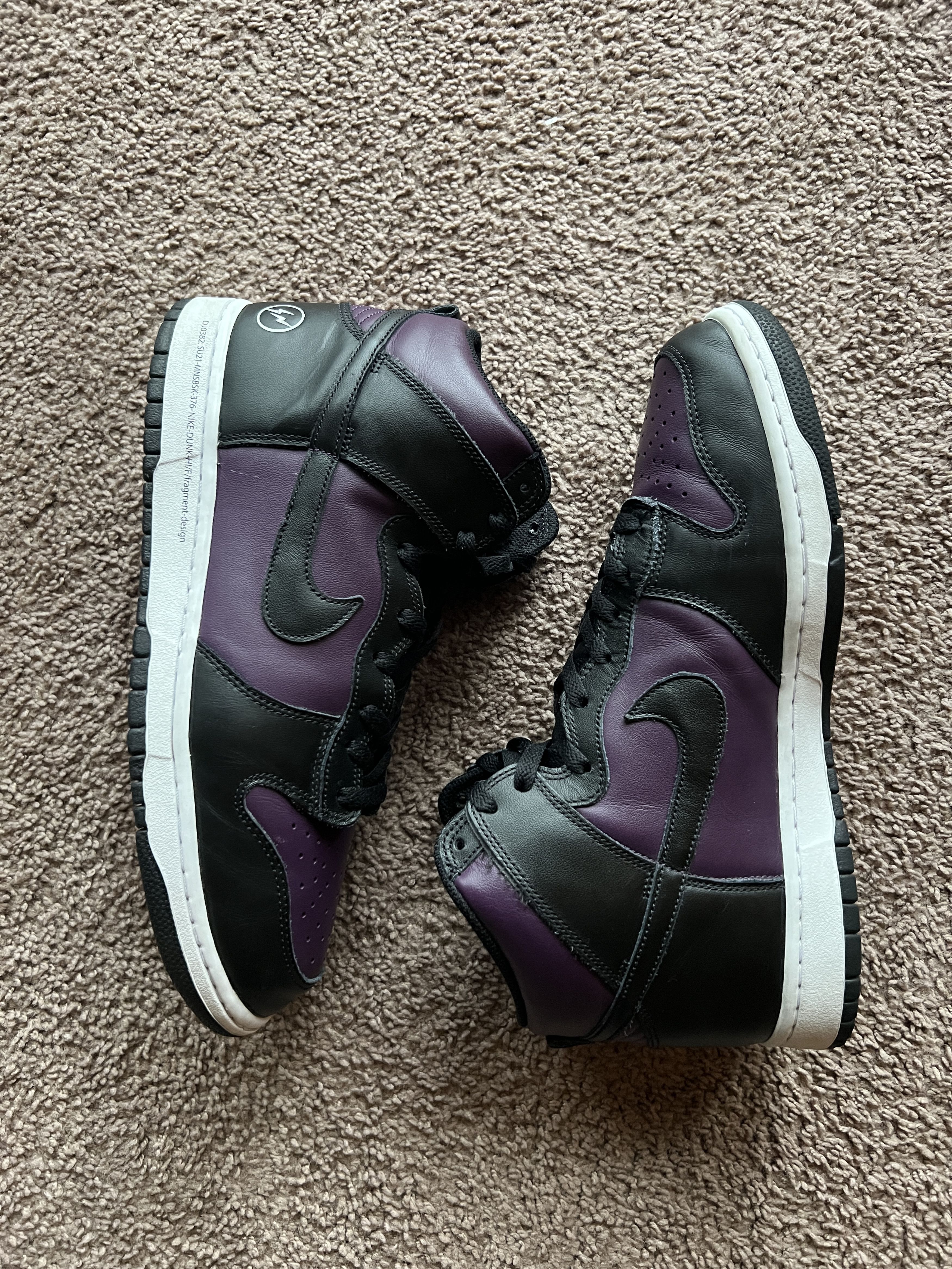 Fragment Design × Nike Nike Fragment Design Dunk High | Grailed