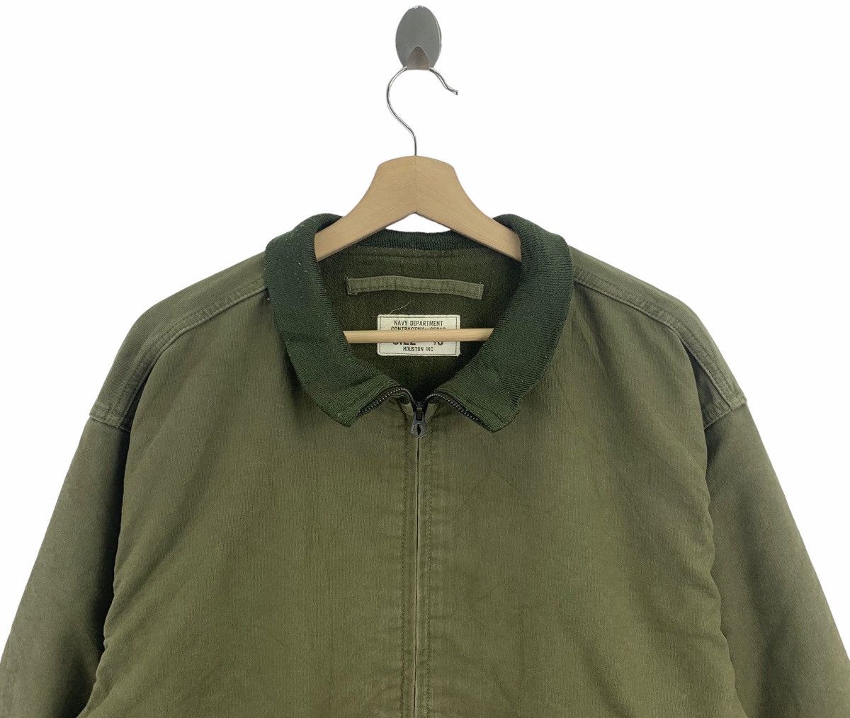 Other Vintage Houston U.S Navy Deck Bomber Jacket Size US L / EU 52-54 / 3 - 2 Thumbnail