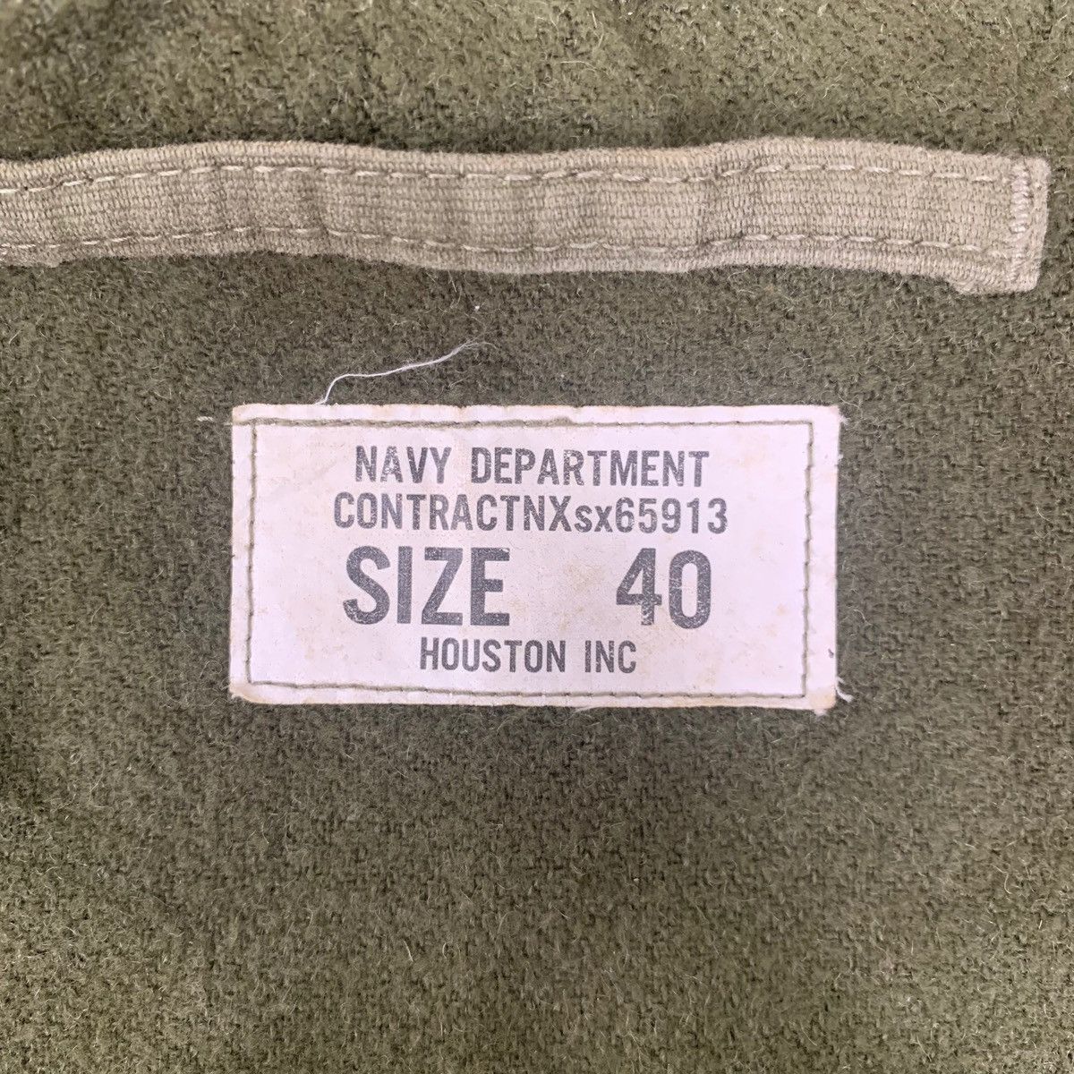 Other Vintage Houston U.S Navy Deck Bomber Jacket Size US L / EU 52-54 / 3 - 7 Thumbnail