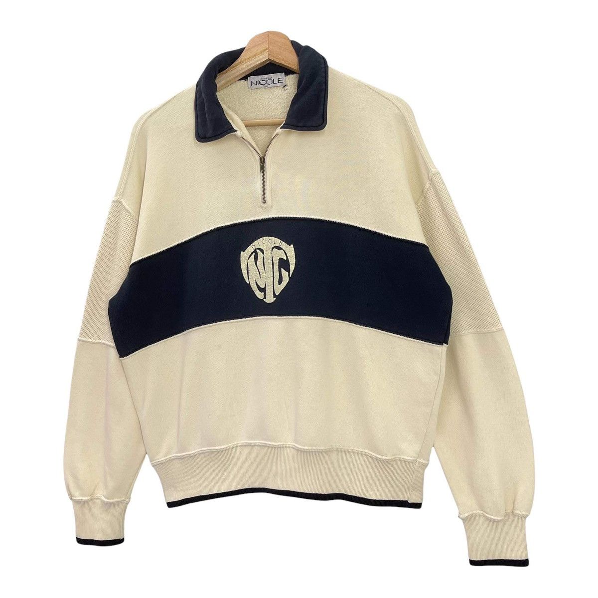 Designer × Vintage Vintage Monsieur Nicole Crewneck Sweatshirt Size US M / EU 48-50 / 2 - 3 Thumbnail