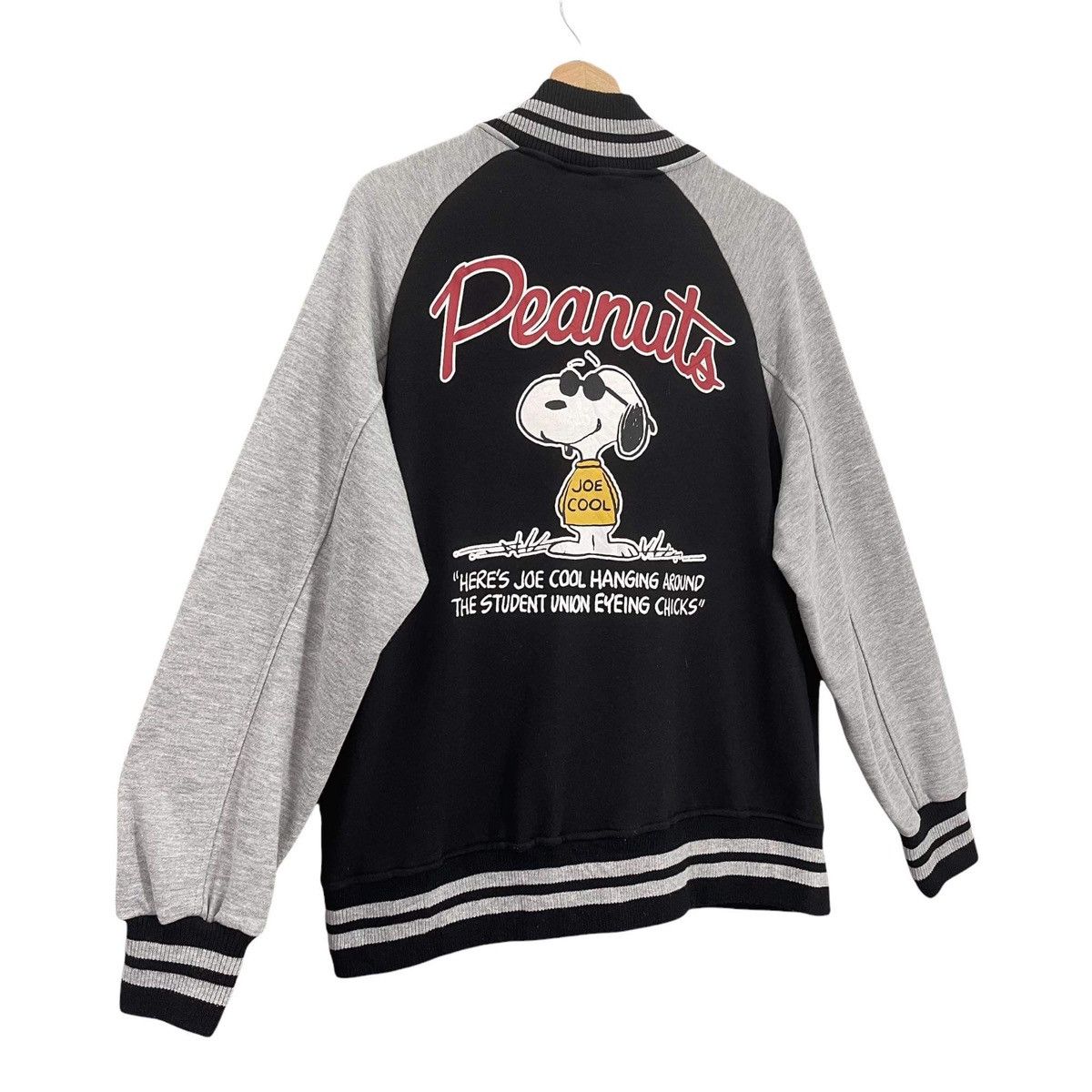 Japanese Brand × Peanuts × Universal Studios RARE!! Peanuts Big Logo Varsity Jacket Size M Size US M / EU 48-50 / 2 - 4 Thumbnail