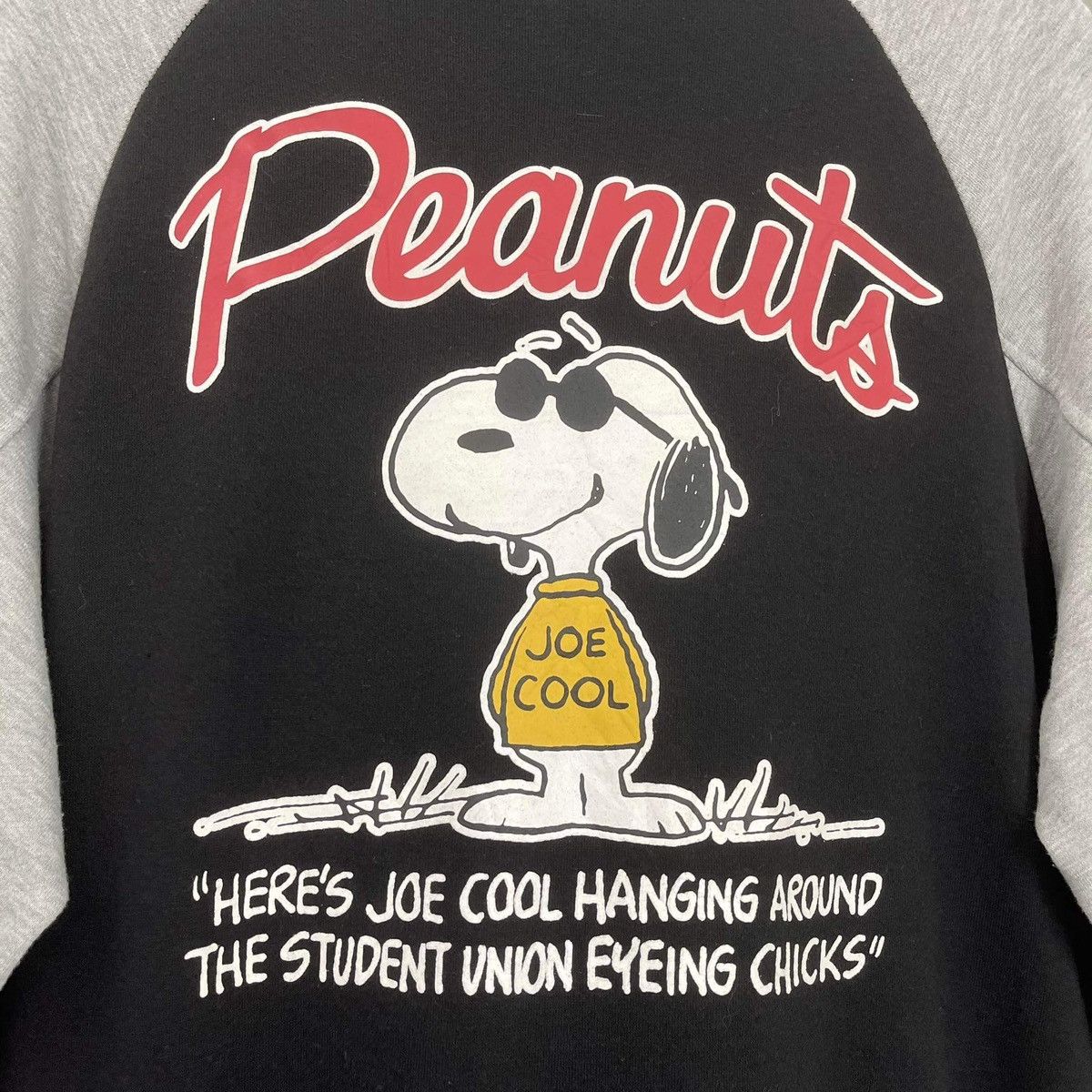 Japanese Brand × Peanuts × Universal Studios RARE!! Peanuts Big Logo Varsity Jacket Size M Size US M / EU 48-50 / 2 - 5 Thumbnail