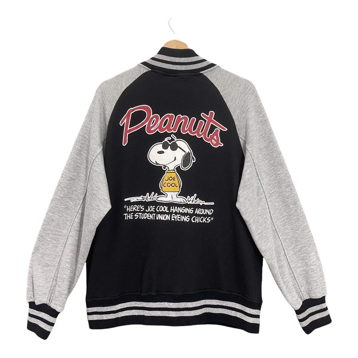 Japanese Brand × Peanuts × Universal Studios RARE!! Peanuts Big Logo Varsity Jacket Size M Size US M / EU 48-50 / 2 - 3 Thumbnail