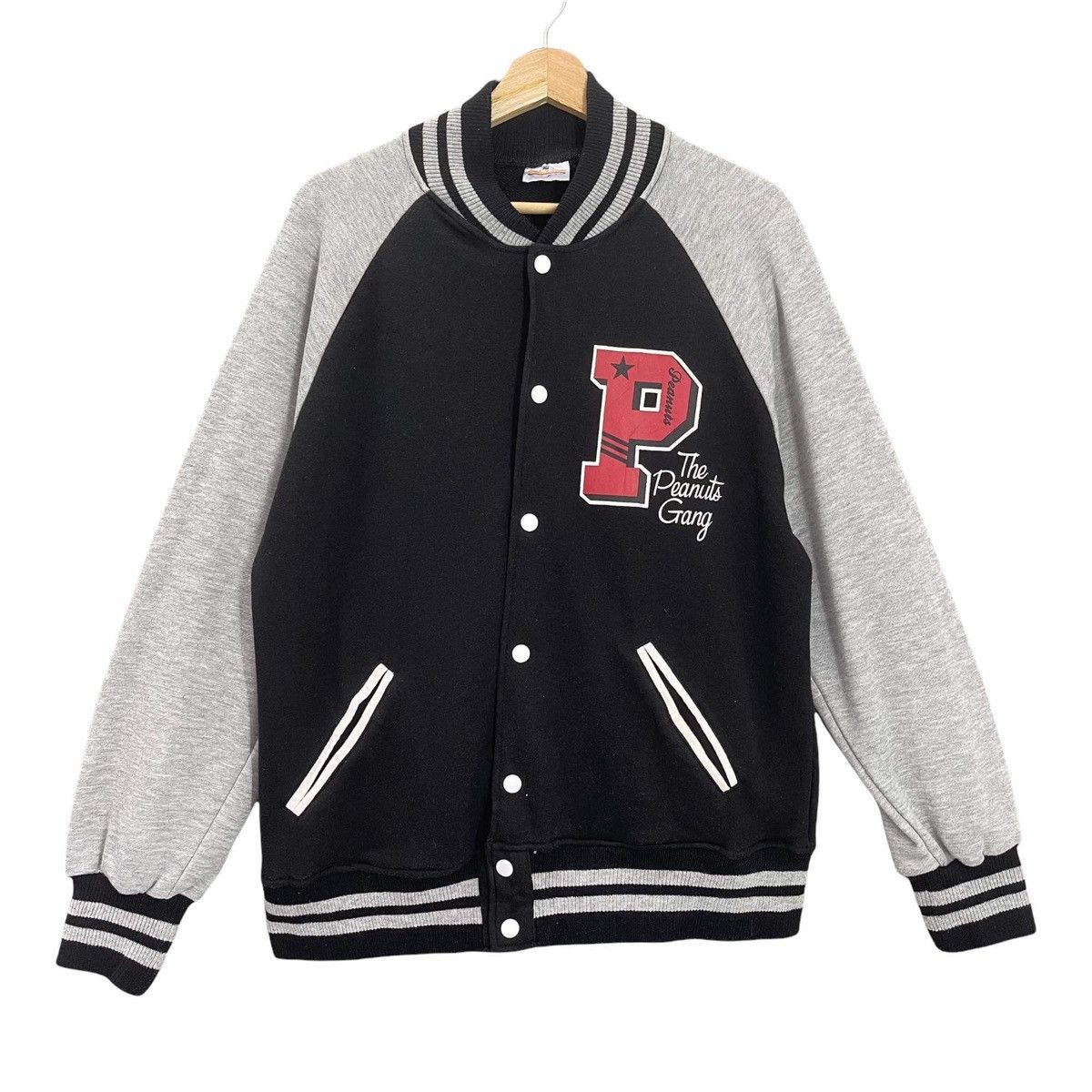 Japanese Brand × Peanuts × Universal Studios RARE!! Peanuts Big Logo Varsity Jacket Size M Size US M / EU 48-50 / 2 - 6 Thumbnail