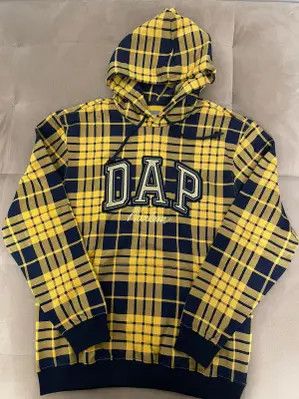 Dapper Dan × Gap GAP X DAP YELLOW PLAID HOODIE XL Size US XL / EU 56 / 4 - 1 Thumbnail
