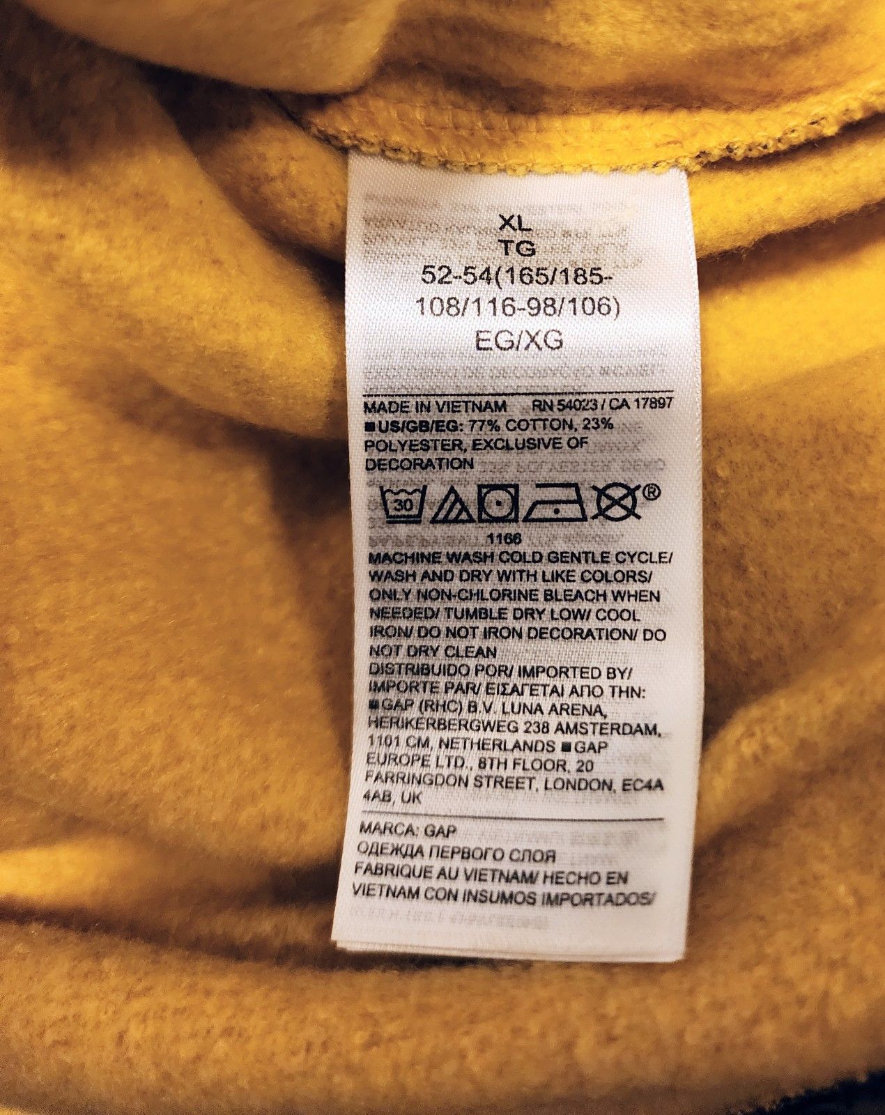 Dapper Dan × Gap GAP X DAP YELLOW PLAID HOODIE XL Size US XL / EU 56 / 4 - 3 Thumbnail