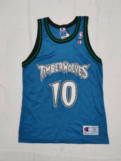 NBA Vintage 90s Minnesota Timberwolves Jersey Size US M / EU 48-50 / 2 - 1 Thumbnail