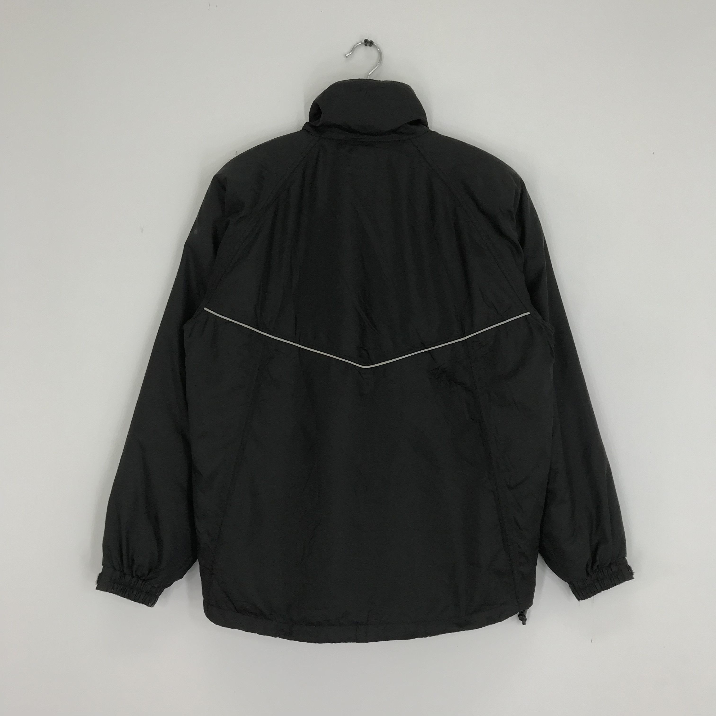 Yamaha 90s YAMAHA Black Motorcycle Bomber Jacket Zipper Size US M / EU 48-50 / 2 - 3 Thumbnail
