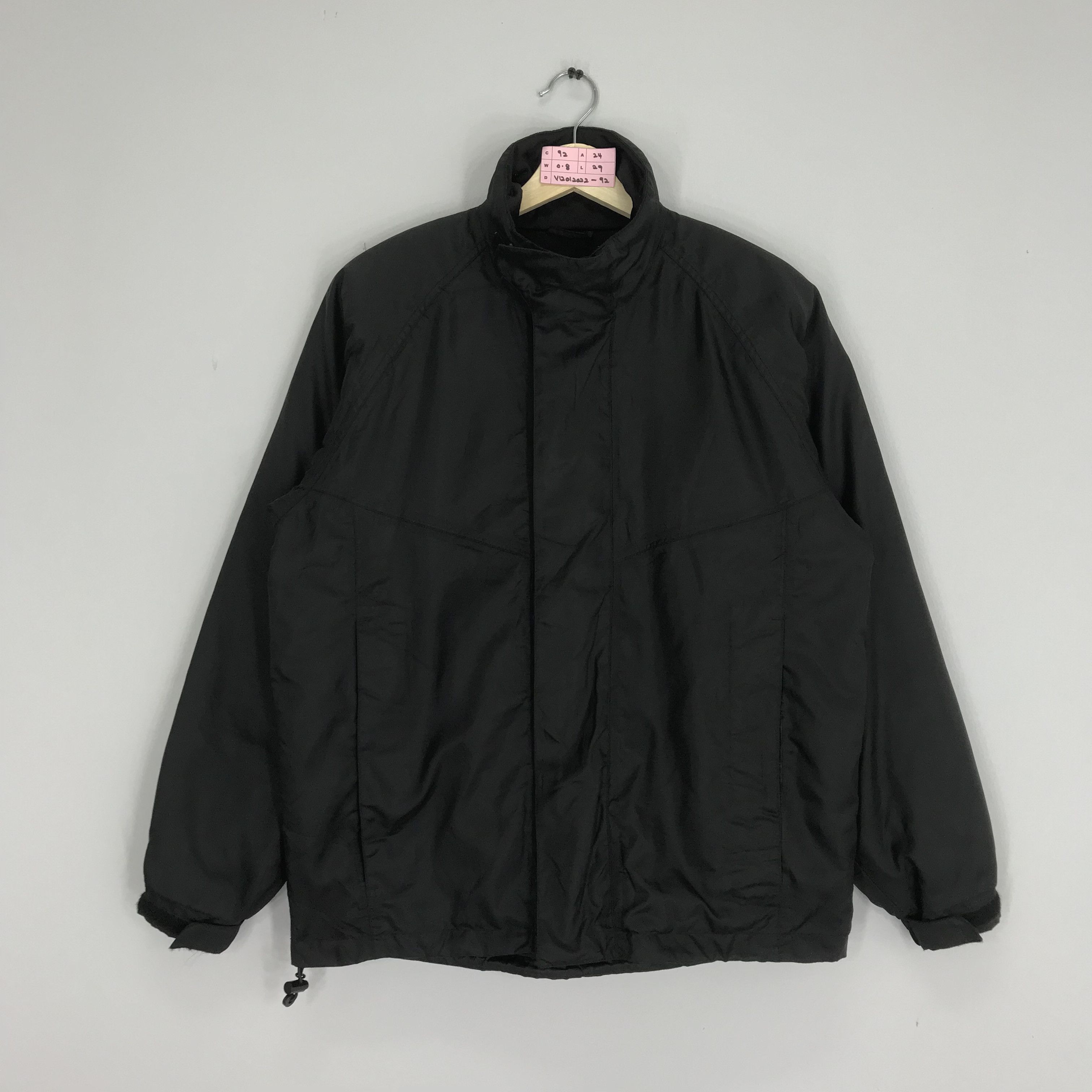 image of 90's Yamaha Black Motorcycle Bomber Jacket Zipper, Men's (Size Medium)