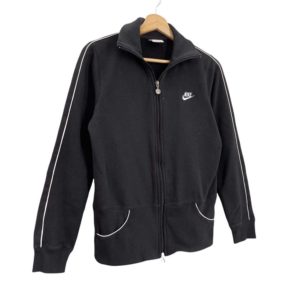 Nike × Vintage Vintage Nike Embroidered Small Logo Fullzip Sweater Size US S / EU 44-46 / 1 - 2 Thumbnail